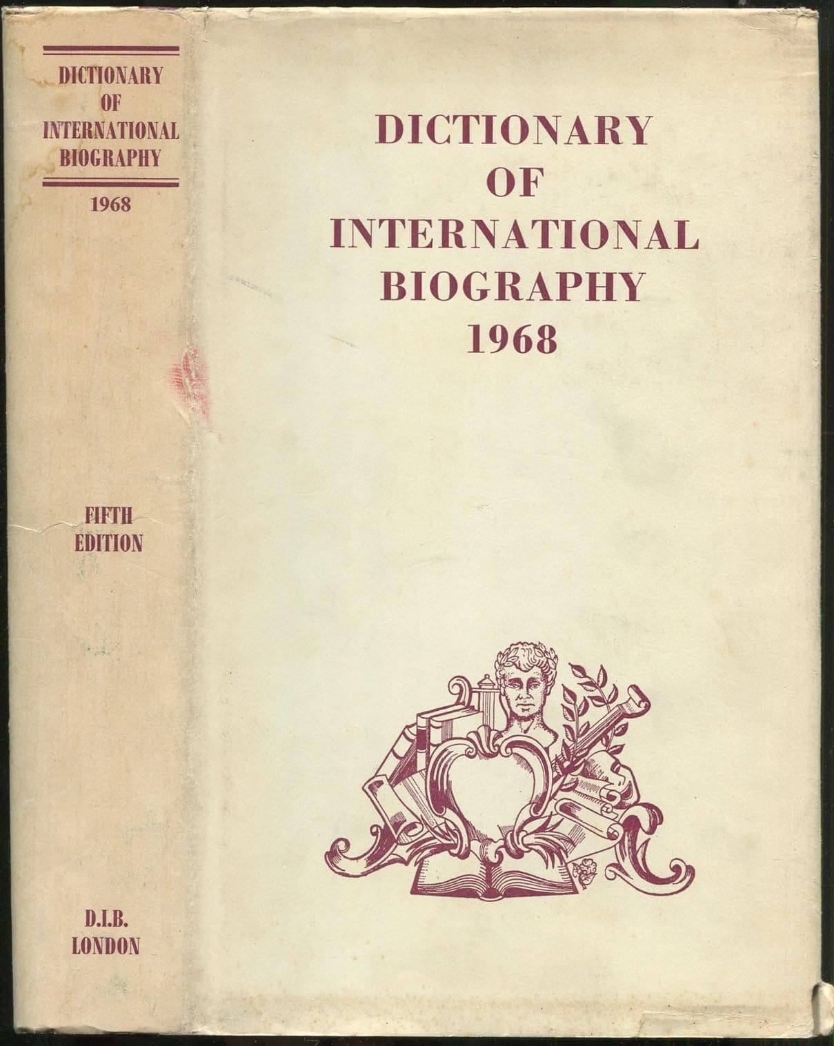 Dictionary of International Biography [Hardcover] KAY, Ernest (Editor) by null