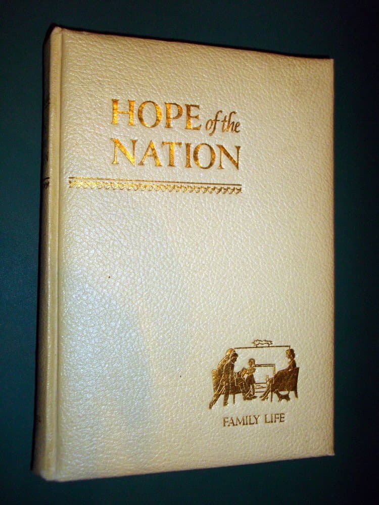 Hope of the NATION [Leather Bound] Nelson Beecher Keyes and Edward Felix Gallagher by null