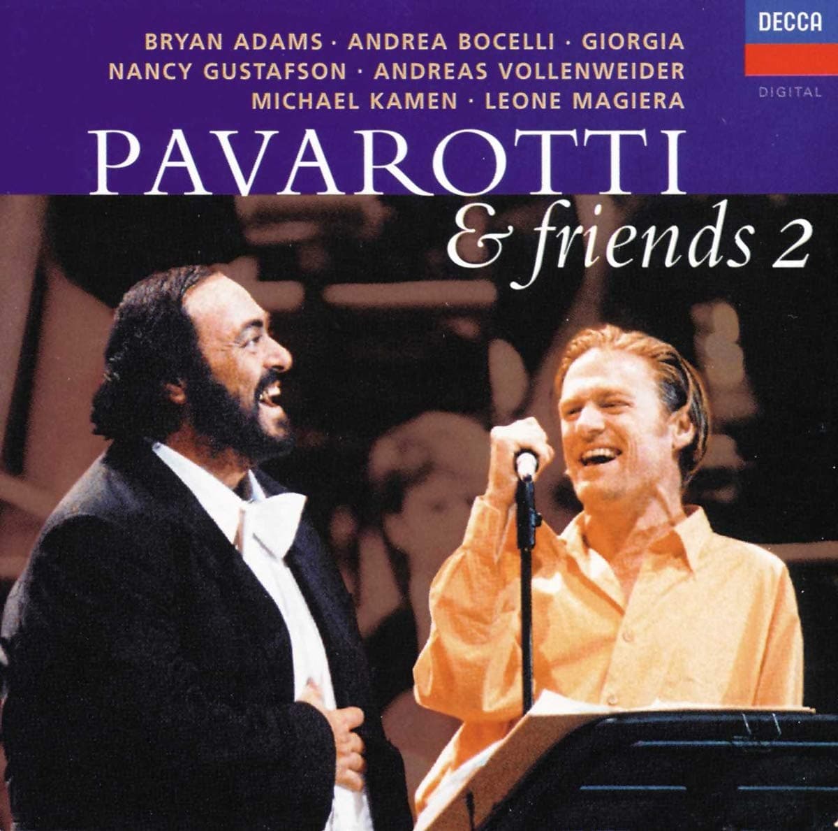Pavarotti & Friends 2 [Audio CD] Bryan Adams; Eduardo di Capua; Gaetano Donizetti; Antonin Dvorak; Charles Gounod; Eldo di Lazzaro; Ruggero Leoncavallo; Andrew Lloyd Webber; Henry Mancini and E.A. [pseudonym of Giovanni Gaeta] Mario by null