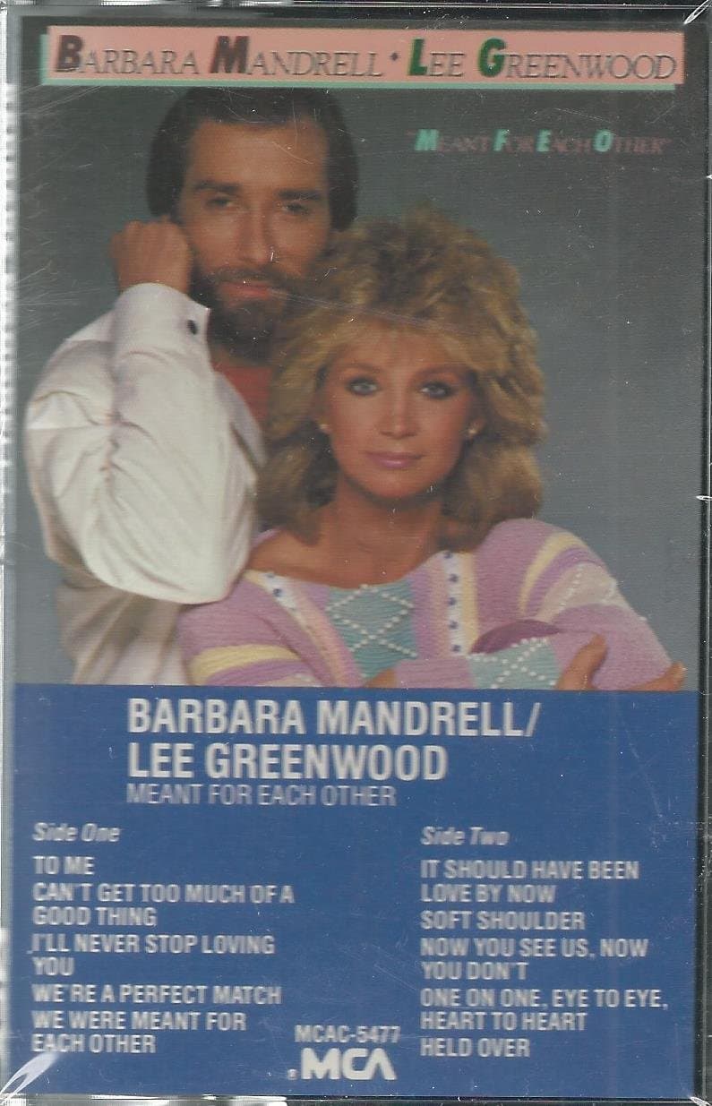 Meant for Each Other [Audio Cassette] Mandrell and Greenwood