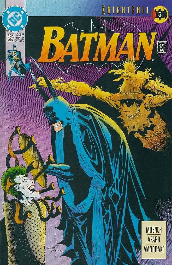 Batman #494 [Comic] Moench Aparo Mandrake by null