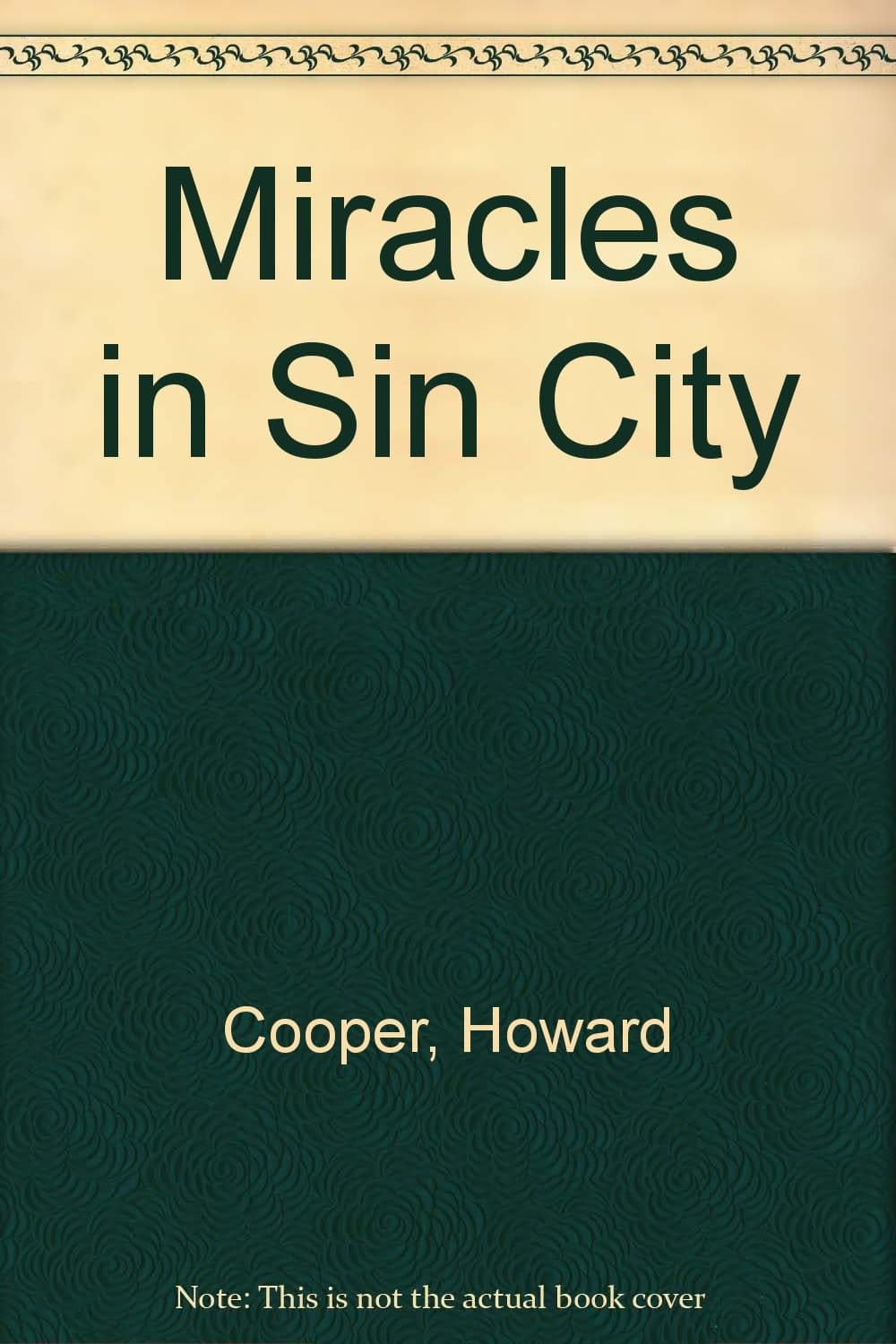 Miracles in sin city Cooper, Howard by null