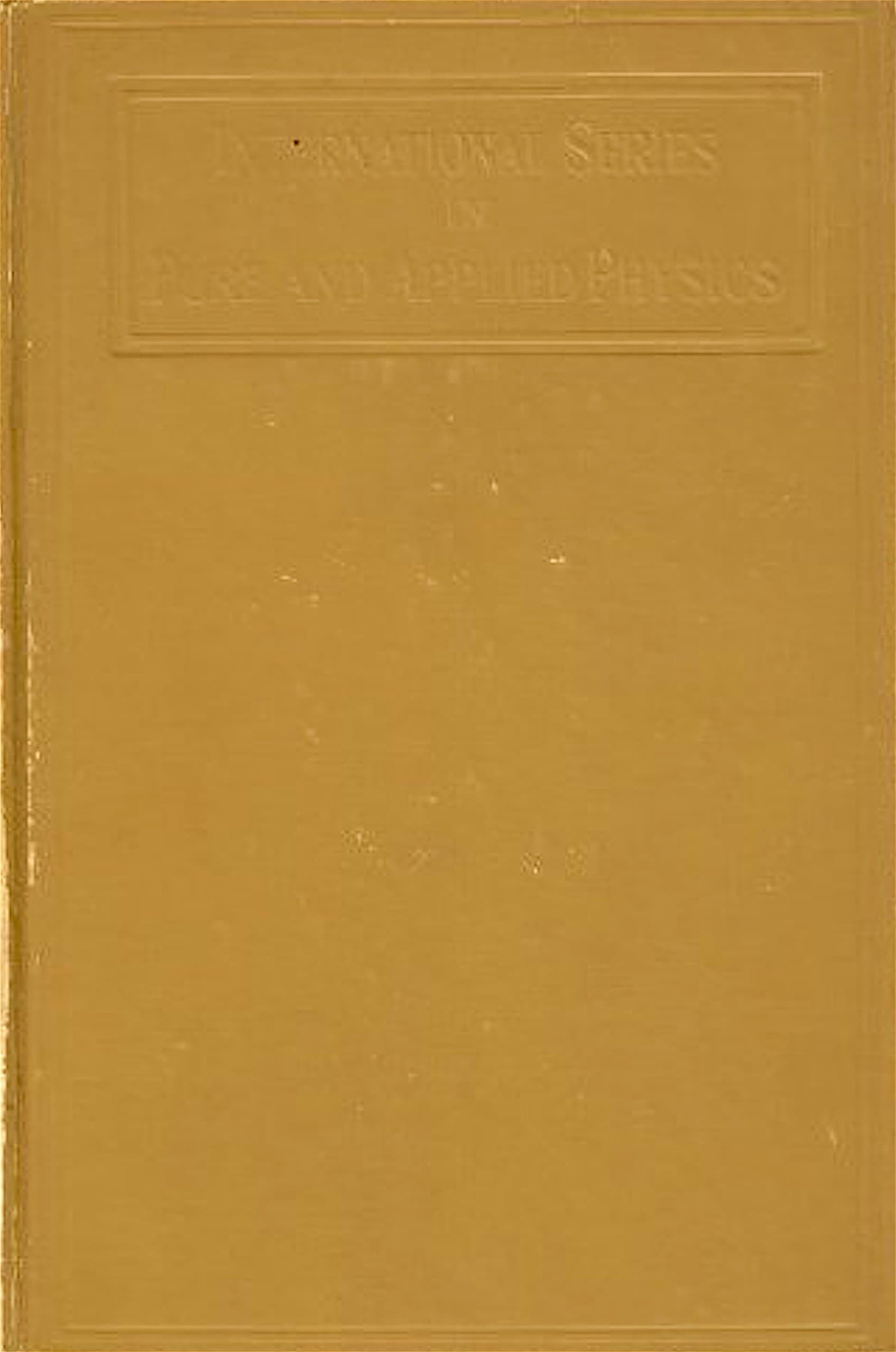 Mechanics (International Series in Pure and Applied Physics) [Hardcover] Slater, John C.; Frank, Nathaniel H, by null