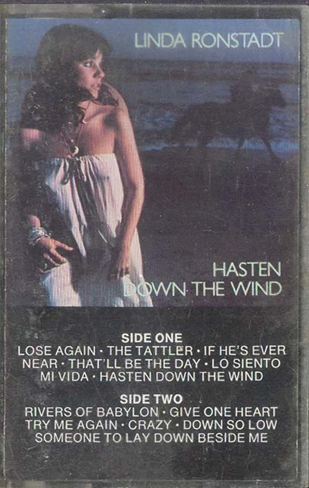LINDA RONSTADT Hasten Down the Wind Cassette Tape by null