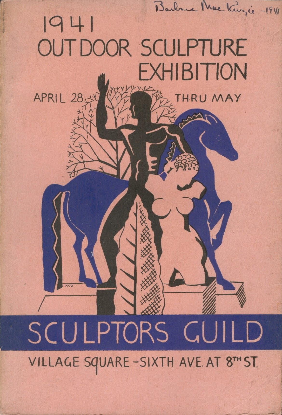 1941 Outdoor Sculpture Exhibition, April 28 thru May, Village Square [Paperback] The Sculptors Guild by null