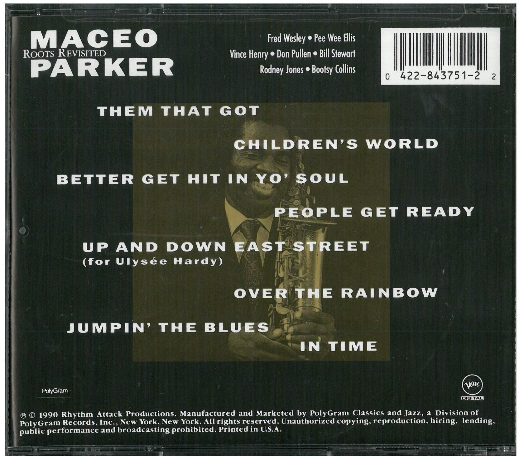 Roots Revisited [Audio CD] Parker, Maceo