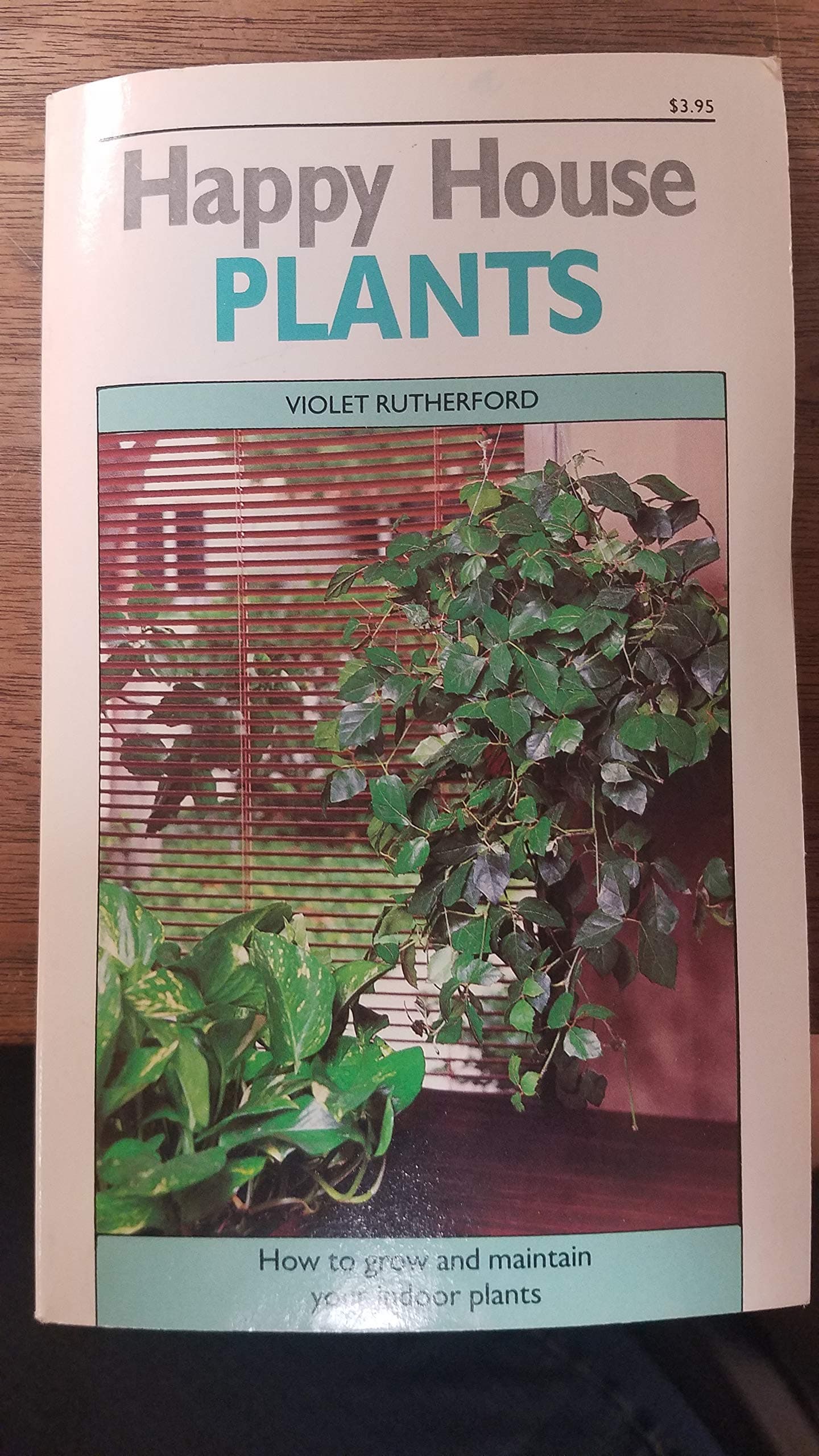 HAPPY HOUSE PLANTS BY VIOLET RUTHERFORD~1986 [Paperback] Violet Rutherford by null
