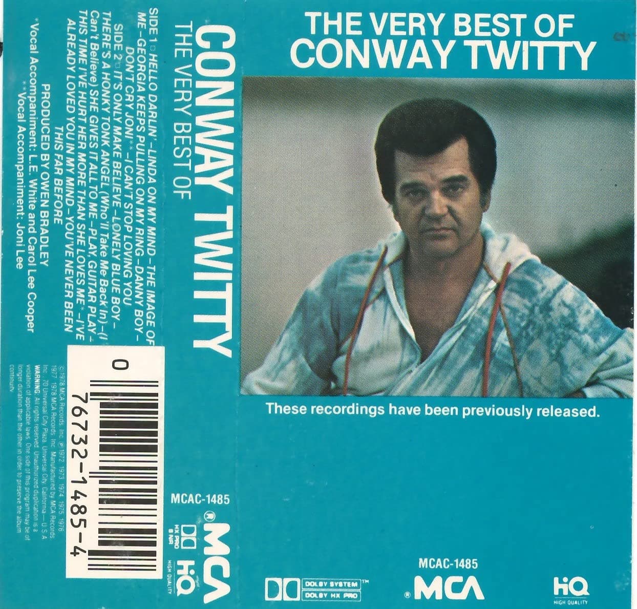 Very Best of Conway Twitty [Audio Cassette] Twitty, Conway by null
