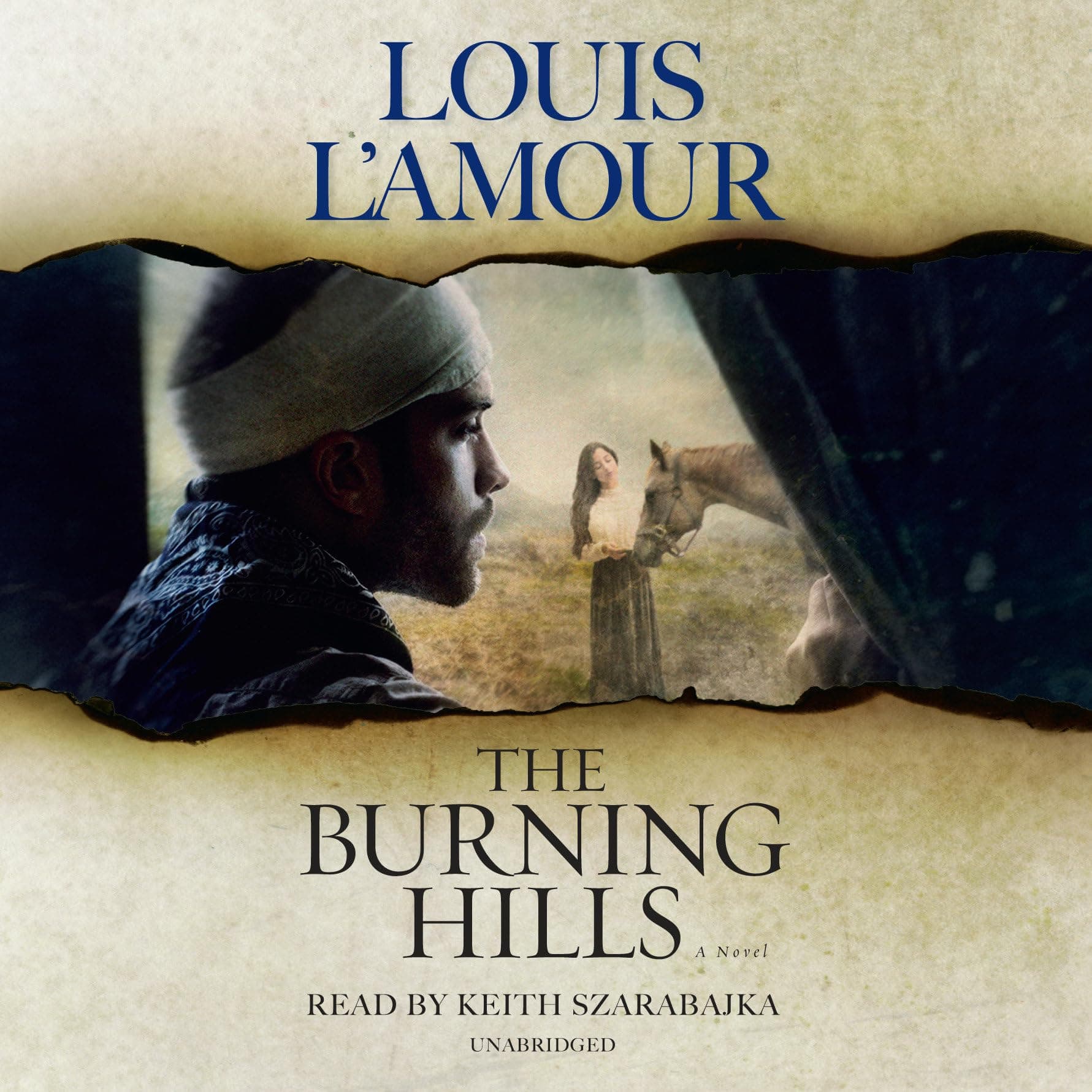 The Burning Hills: A Novel [Audio CD] L'Amour, Louis and Szarabajka, Keith by null