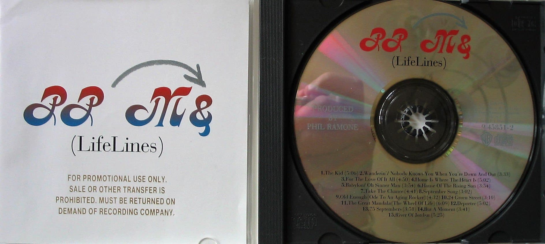 Lifelines [Audio CD] Peter Paul & Mary by null