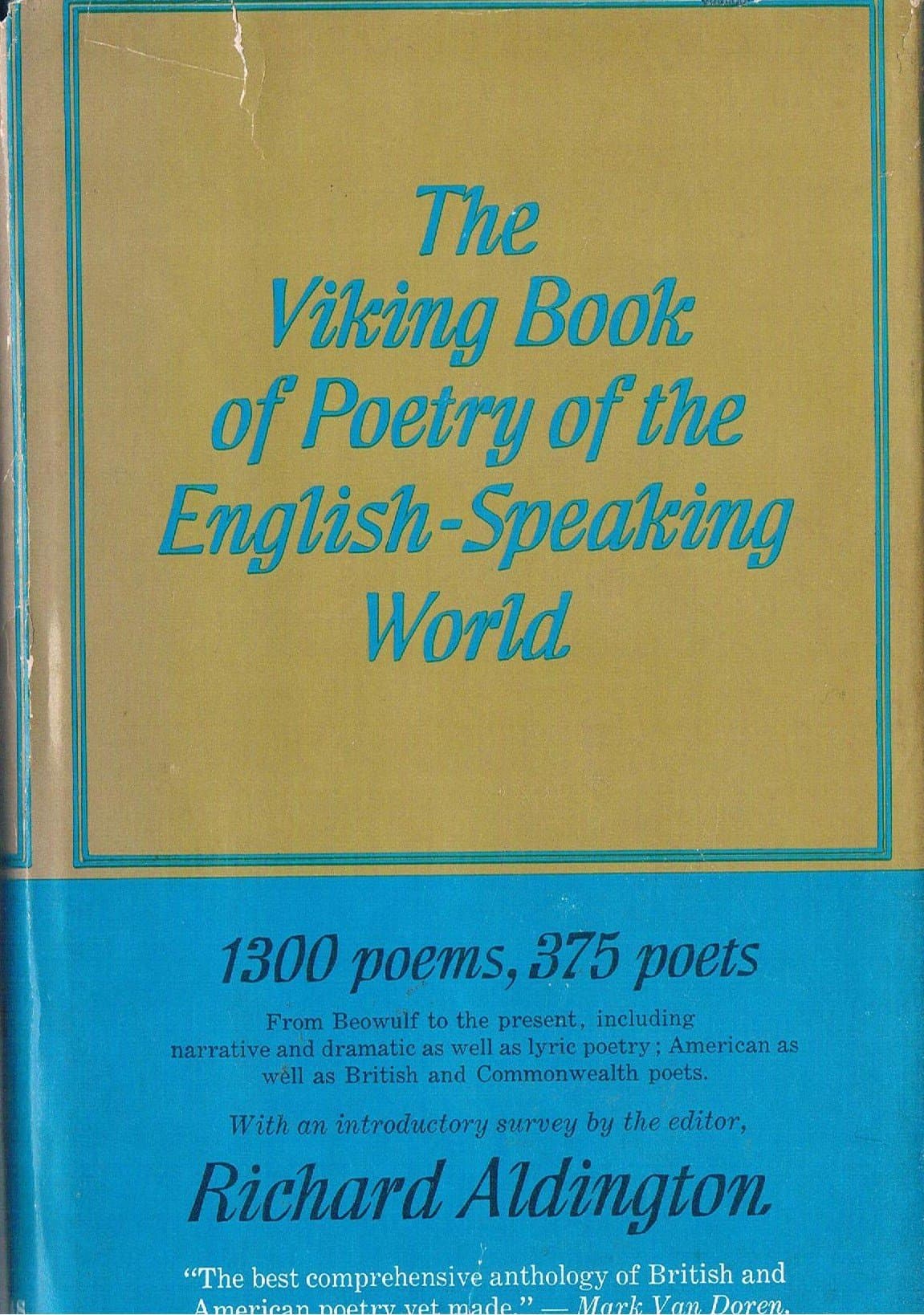 The Viking Book of Poetry of the English-Speaking World-Volume I [Hardcover] d by null