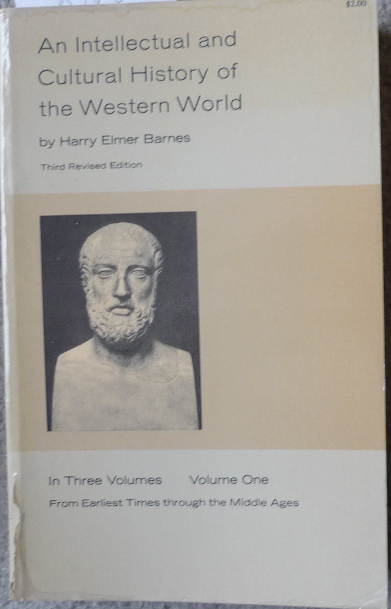 An Intellectual and Cultural History of the Western World (Volume One) [Paperback] Barnes, Harry Elmer by null