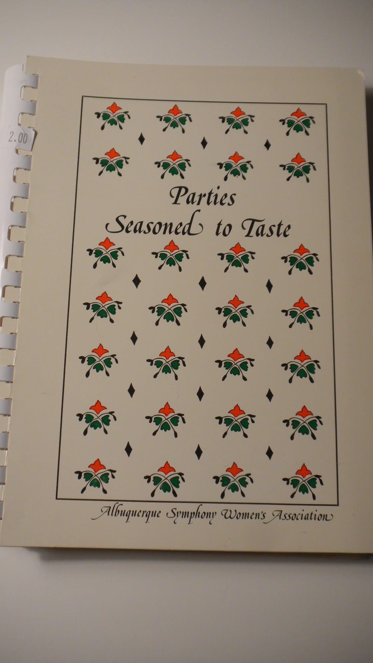Parties Seasoned to Taste [Spiral-bound] Albuquerque Symphony Women's Association by null