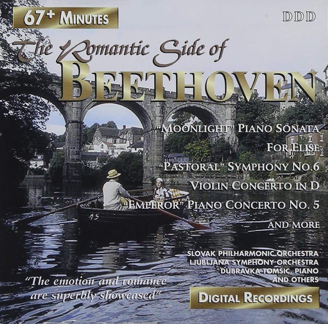 Romantic Side of Beethoven [Audio CD] Beethoven, Ludwig van; Anton Nanut; Bystrik Rezucha; Michael Gielen; Ljubljana Radio Orchestra; SWR Baden-Baden and Freiburg Symphony Orchestra; Slovak Philharmonic Orchestra; S�dwestfunkorchester Baden-Baden; Debra Ruth Zobel; Diane Cyr-Liss; Dubravka Tomsic and Marian Pivka by null