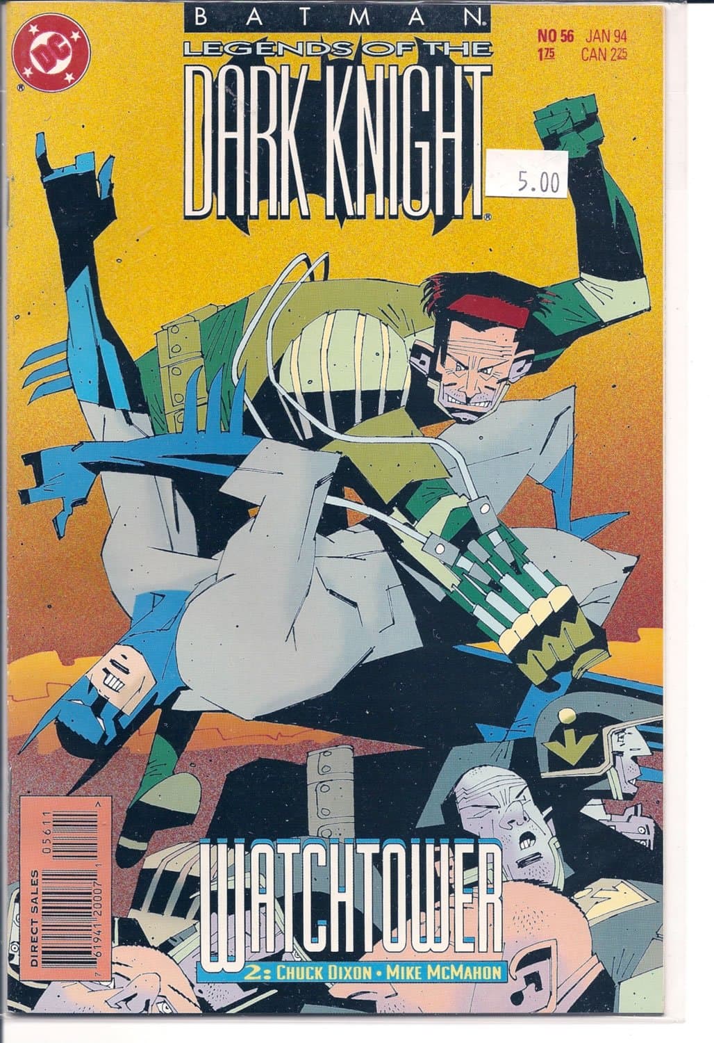 Batman Legends of the Dark Knight # 56, 9.4 NM [Comic] John Ostrander by null