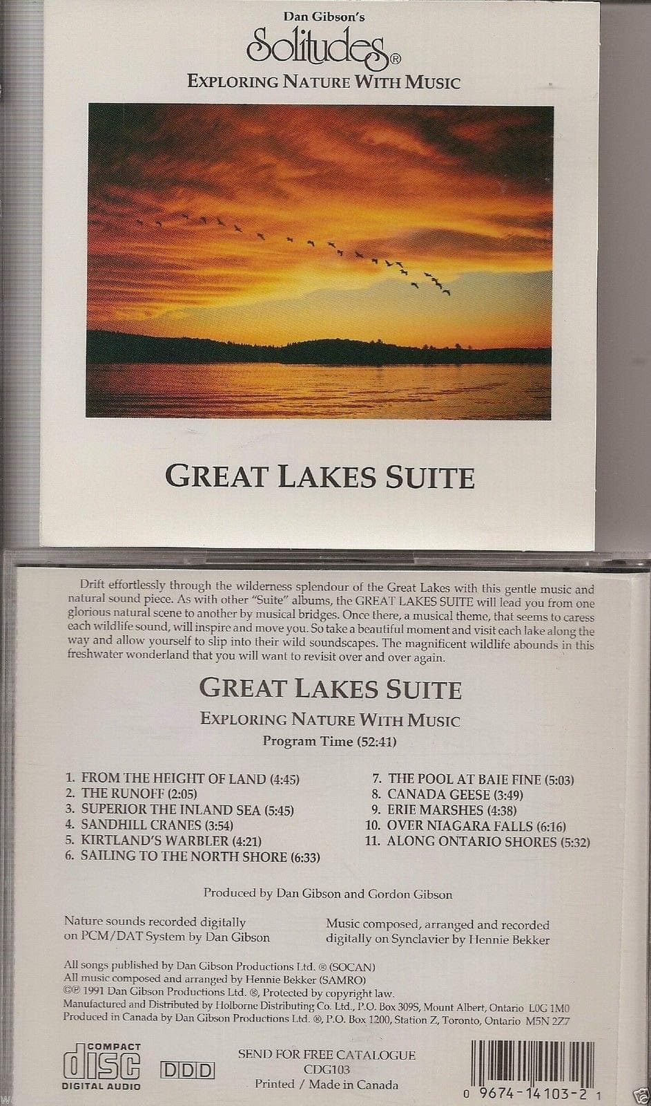 Great Lakes Suite [Audio CD] Hennie Bekker by null