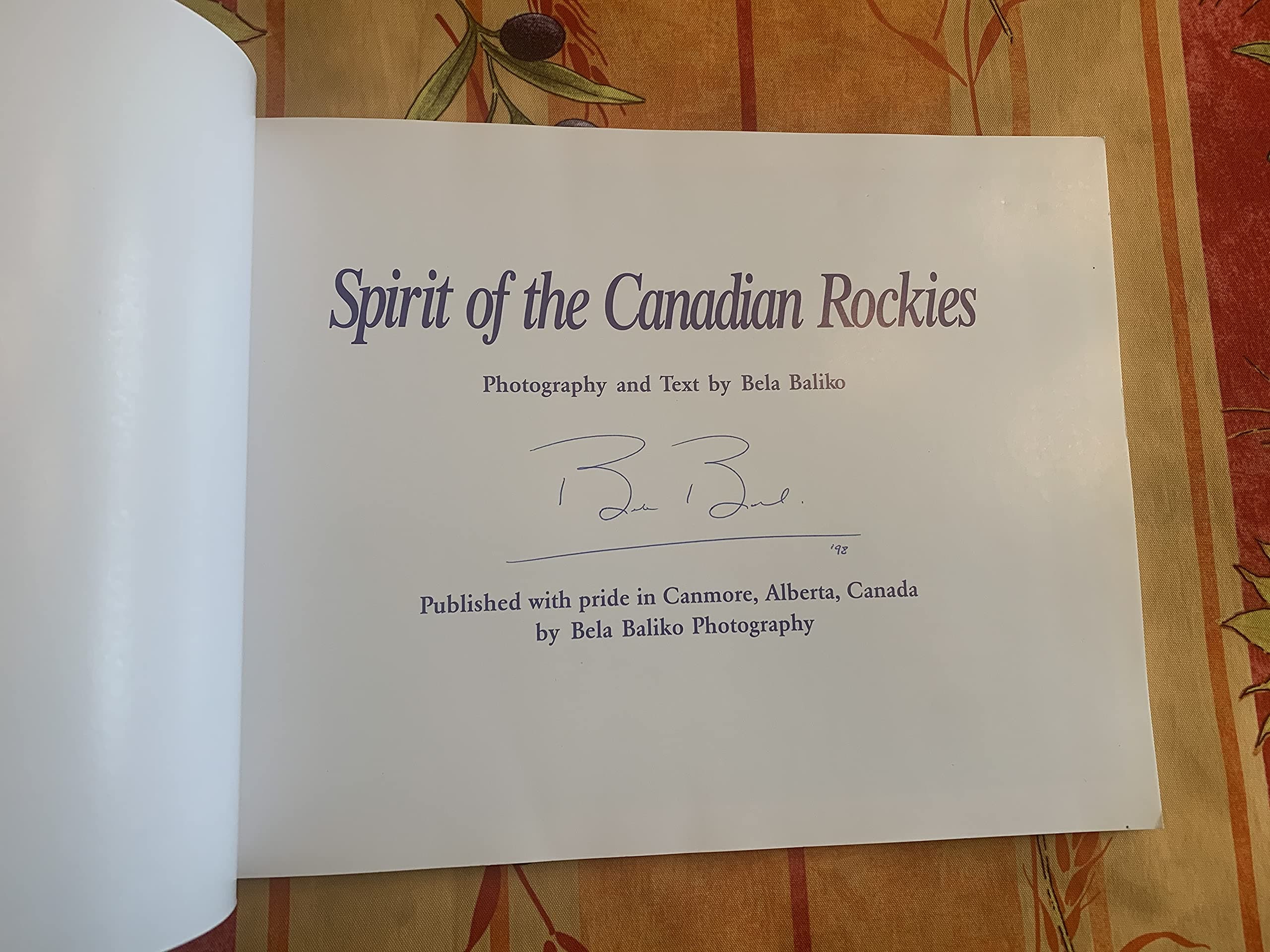 Spirit of the Canadian Rockies by Bela Baliko