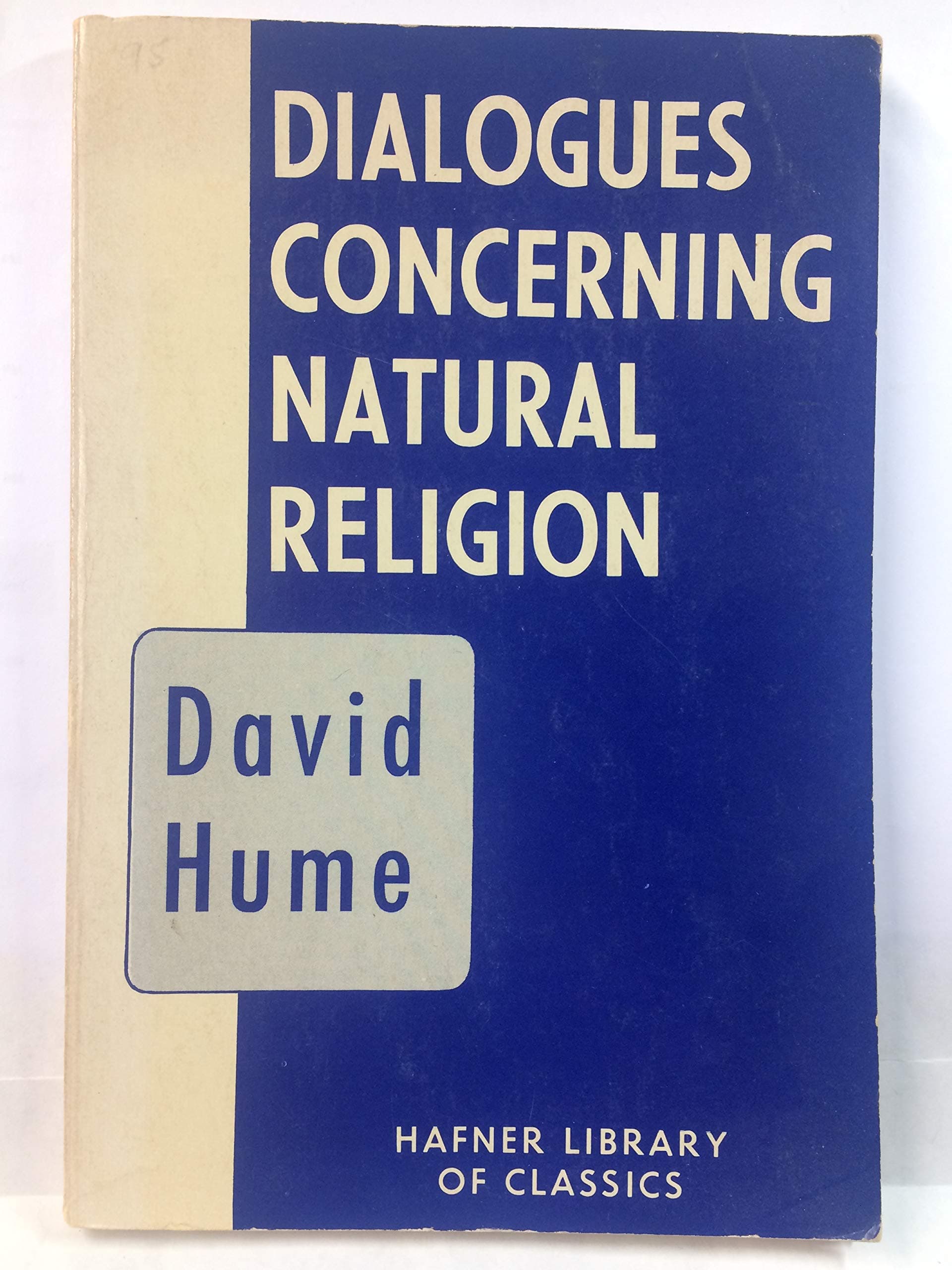 Dialogue Concerning Natural Religion (HPC Classics Ser.) [Paperback] David Hume by null
