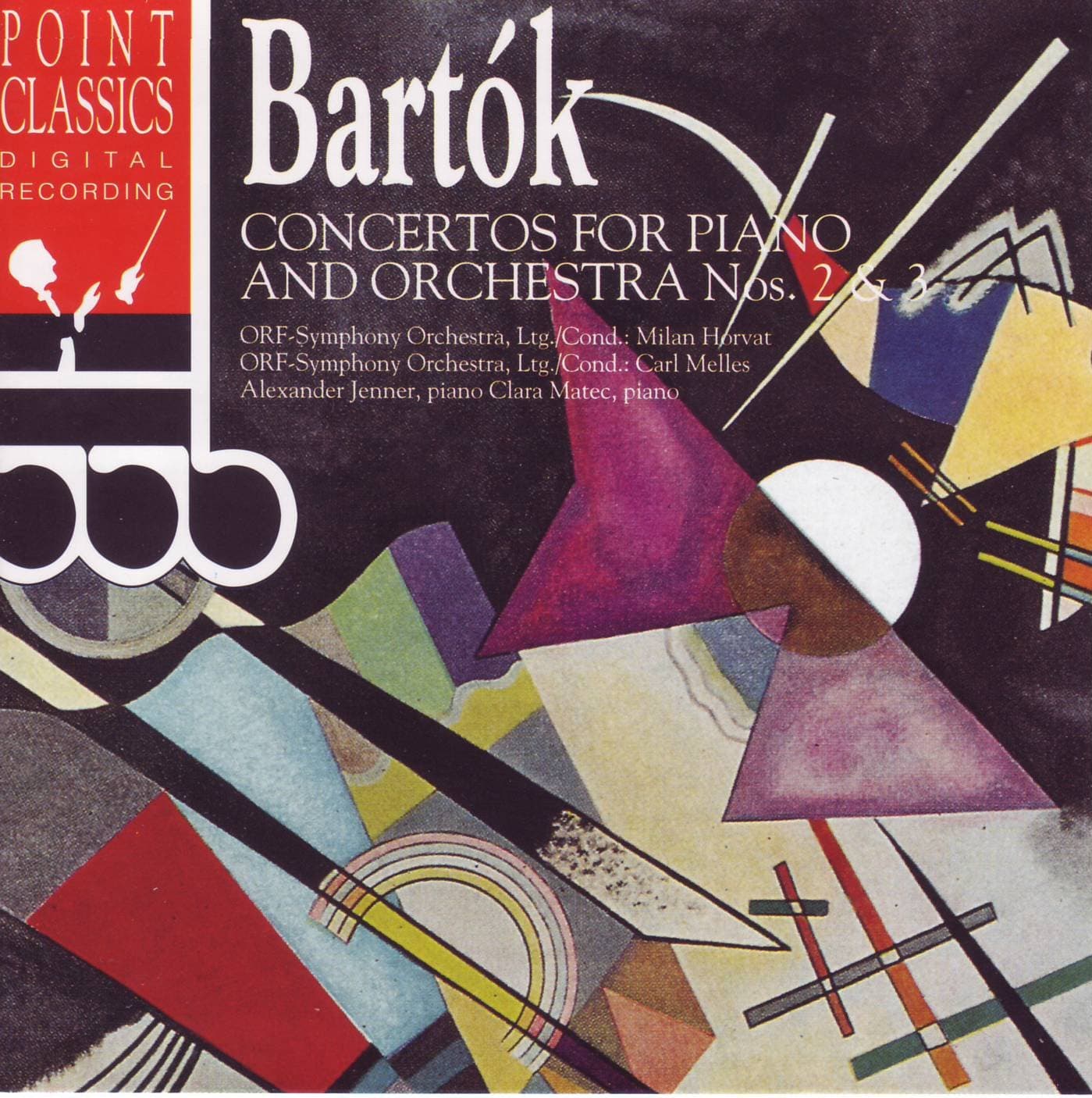 Bartok: Piano Concertos, Nos. 2 & 3 [Audio CD] Bartok, Bela; Milan Horvat; ORF Vienna Radio Symphony Orchestra; ORF-Symphony Orchestra and Alexander Jenner