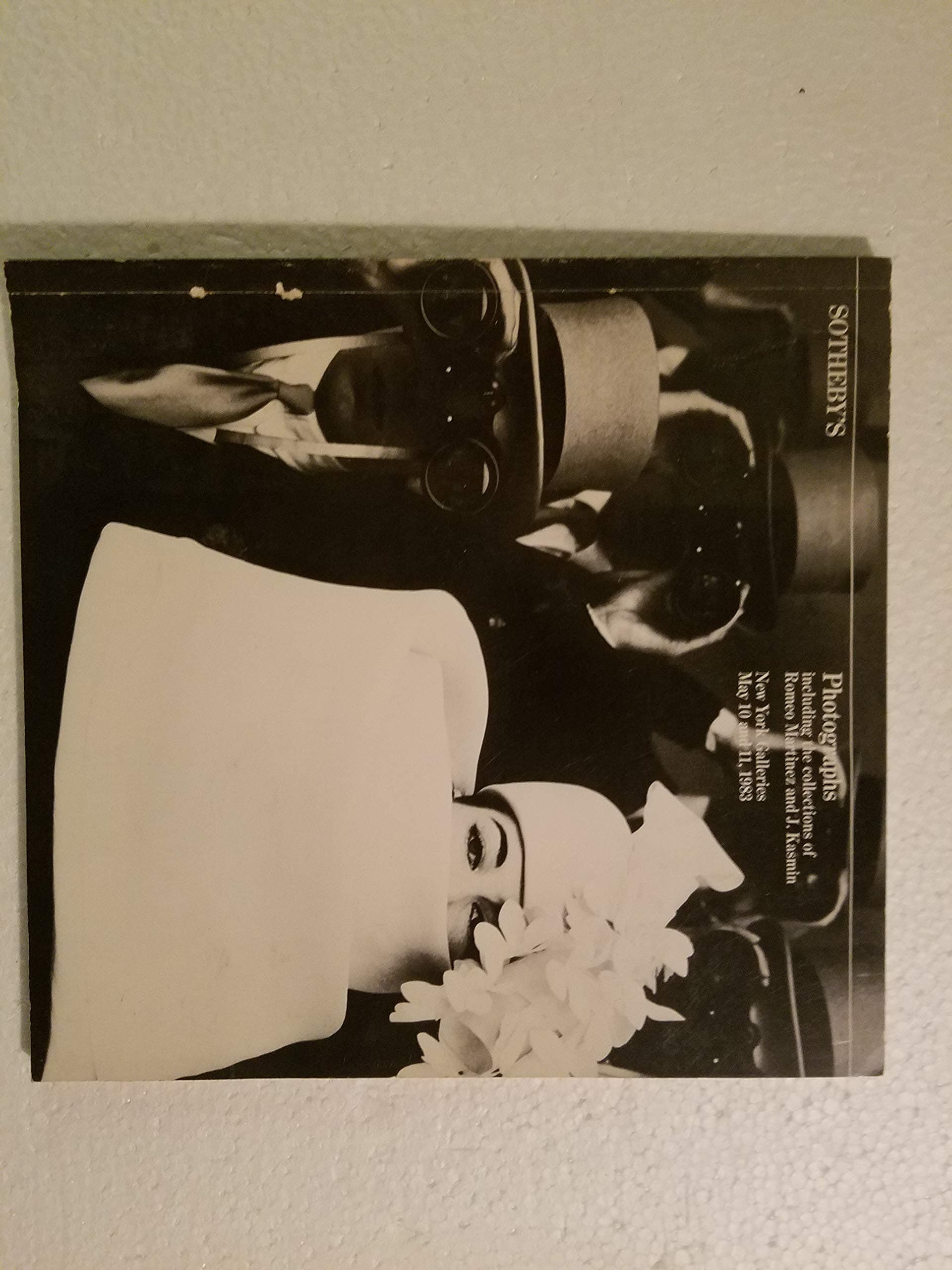 Sotheby's. Photographs Including the Collection of Romeo Martinez and J. Kasmin. New York Galleries. May 10 and 11, 1983. 1983. Paper. [Paperback] Sotheby's by null