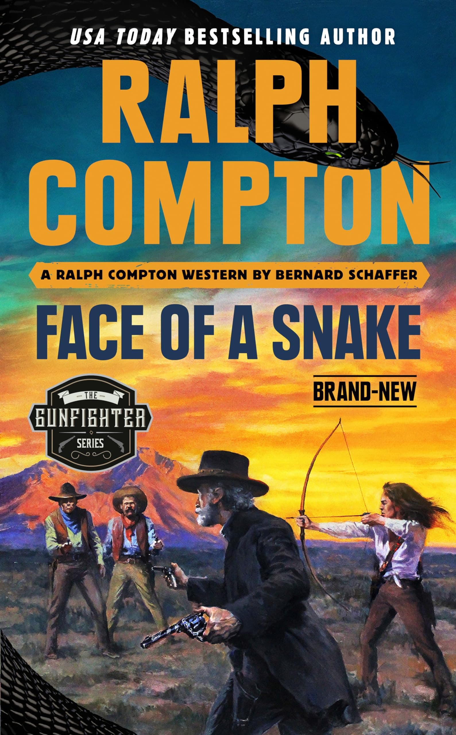 Ralph Compton Face of a Snake (The Gunfighter Series) [Mass Market Paperback] Schaffer, Bernard and Compton, Ralph by null