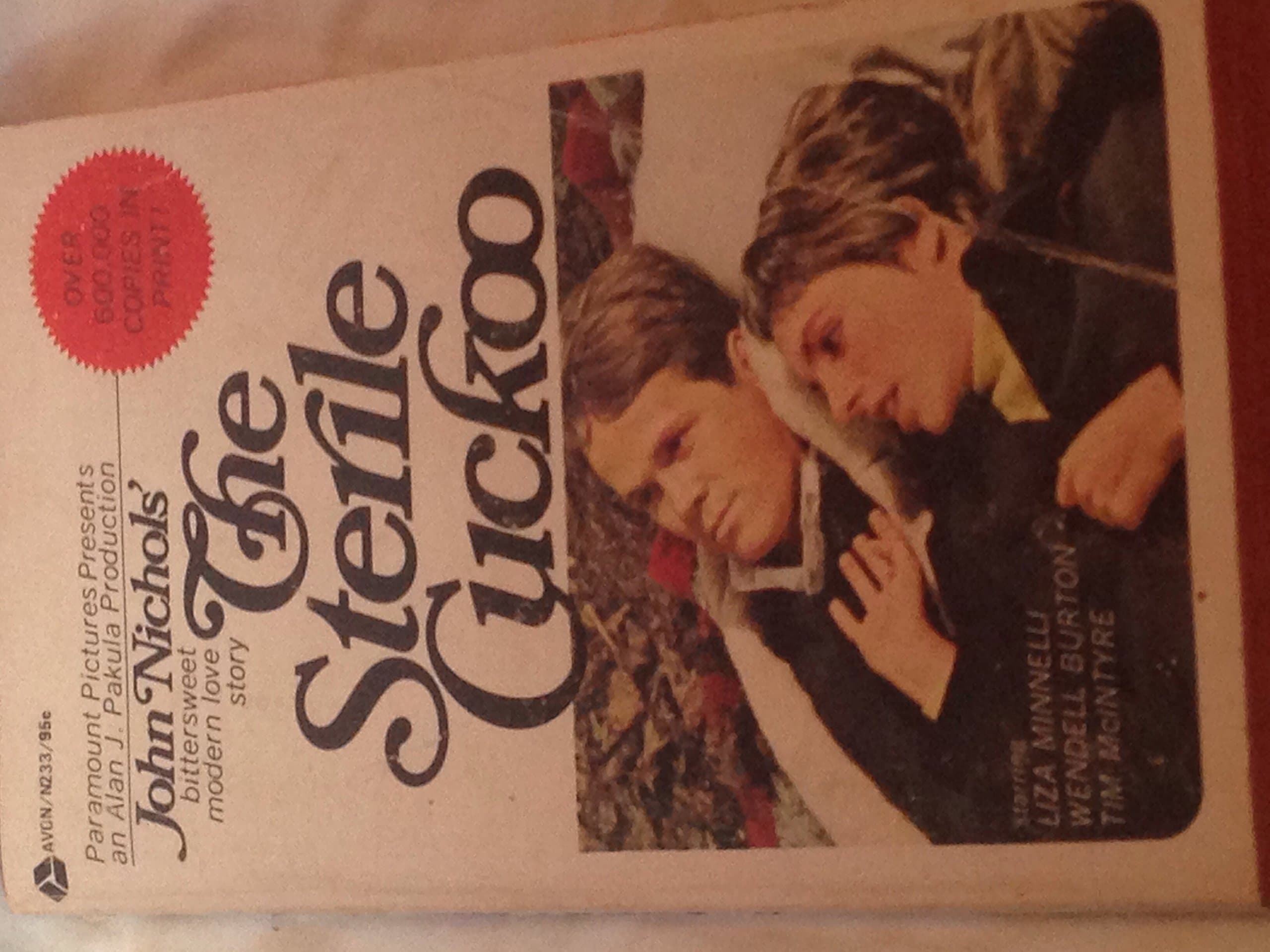The Sterile Cuckoo by Nichols, John