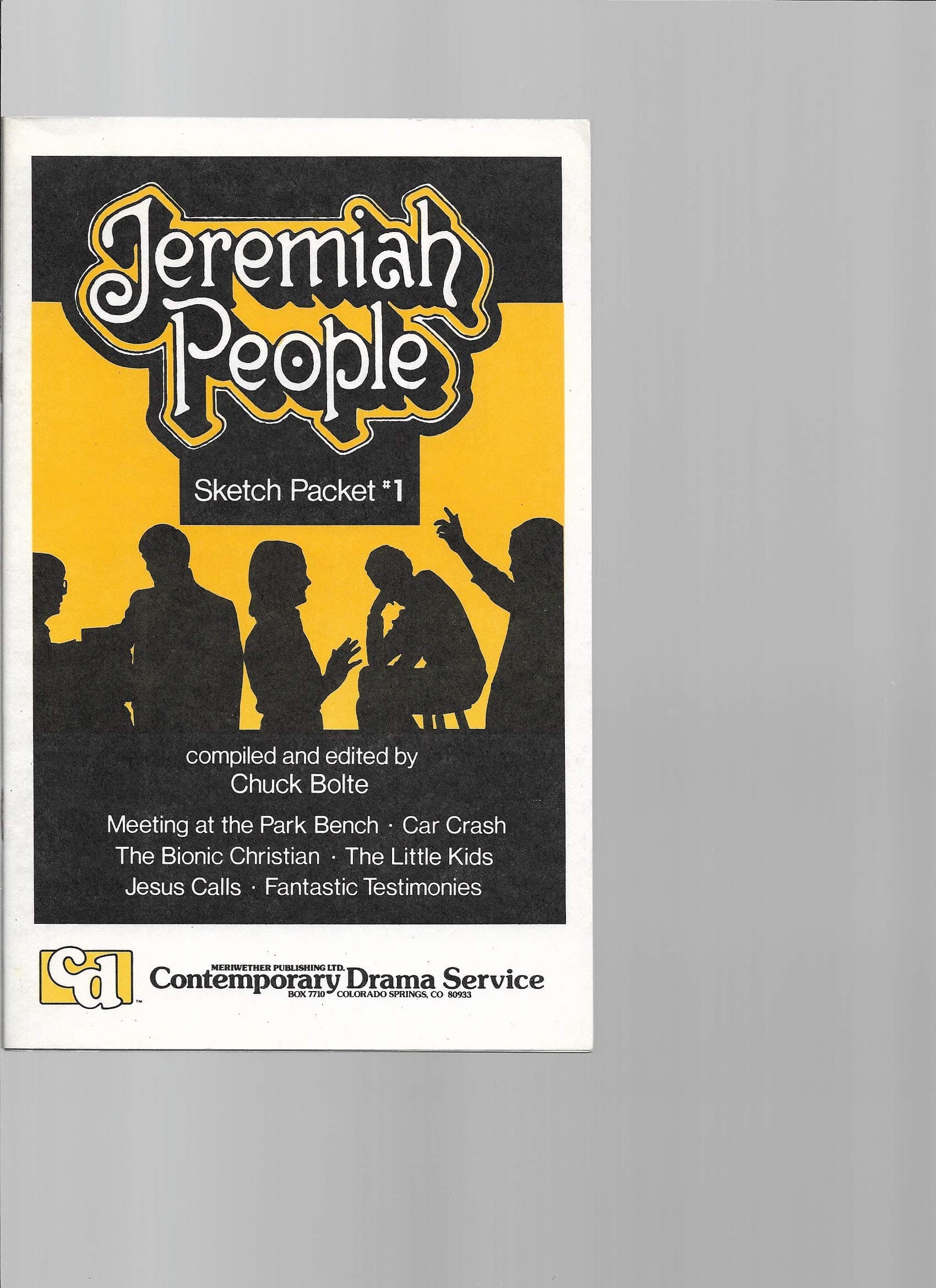Jeremiah People, Sketch Packet #1 by Chuck Bolte