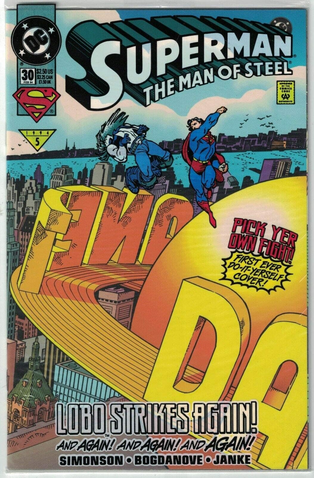 Superman: The Man of Steel, #30 [Comic] simonson bogdanove janke by null