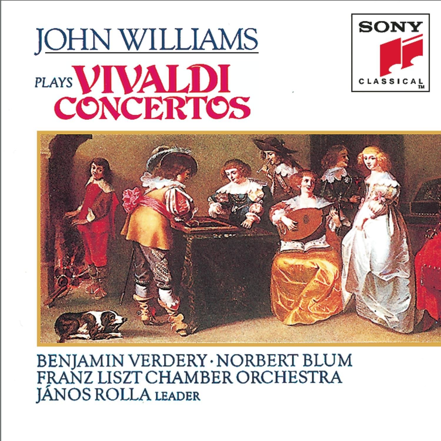 Vivaldi: Concertos [Audio CD] John Williams; Antonio Vivaldi; Janos Rolla; Franz Liszt Chamber Orchestra; Benjamin Verdery and Norbert Blum