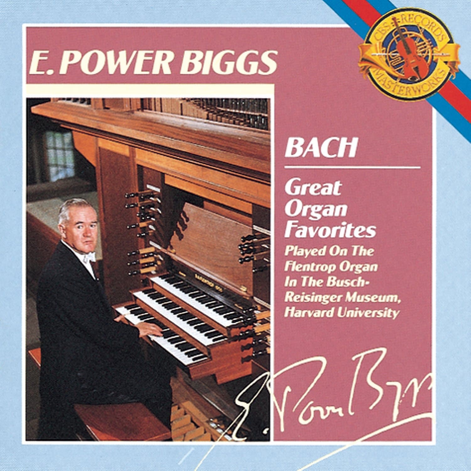 Bach: Great Organ Favorites with E. Power Biggs [Audio CD] Johann Sebastian Bach and E. Power Biggs by null