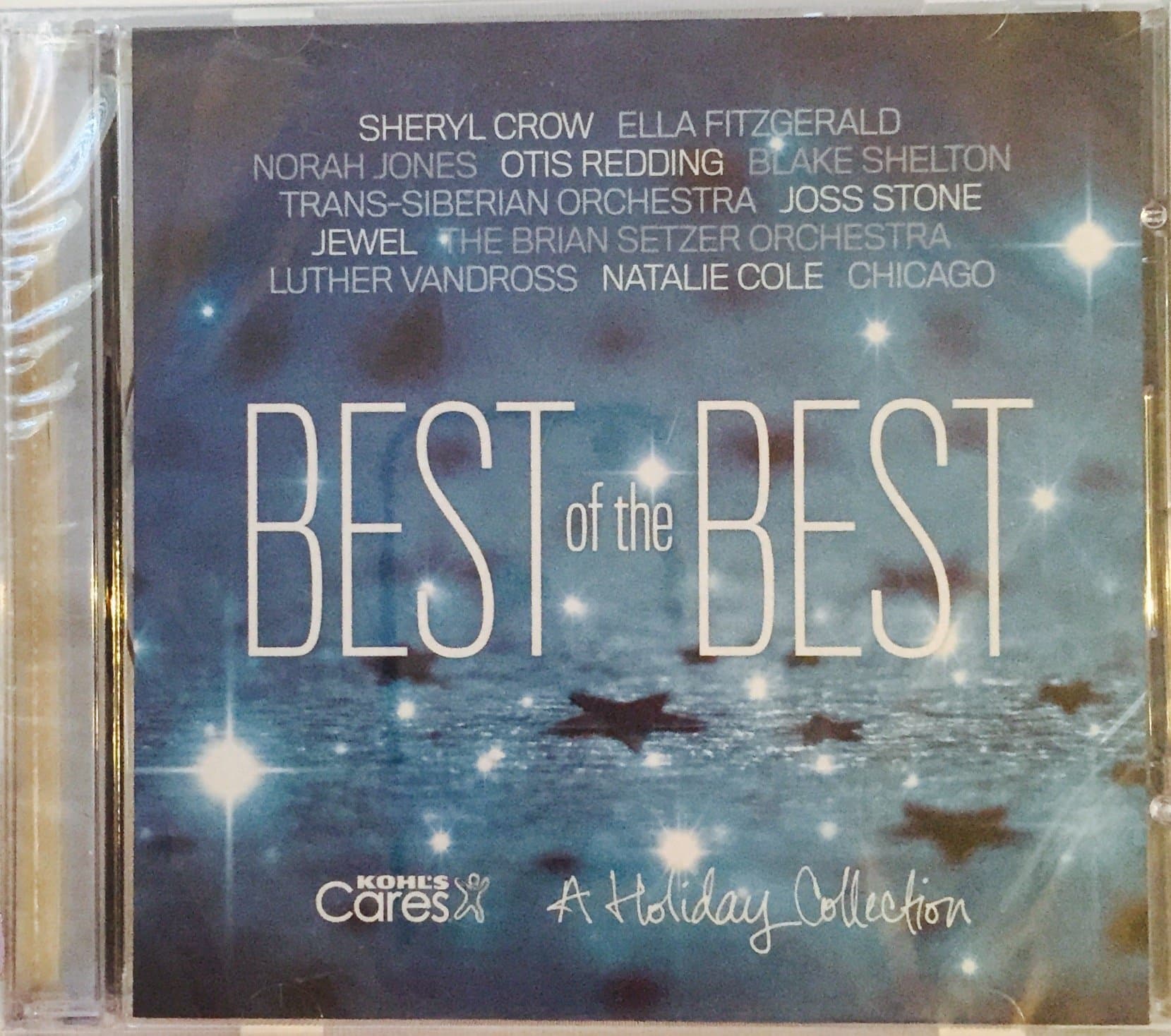 Best of the Best - A Holiday Collection [Audio CD] Sheryl Crow, Blake Shelton, Jewel, The Brian Seltzer orchestra, Norah Jones, Ella Fitzgerald, Chicago, Luther Vandross, Joss Stone, otis redding, Natalie Cole, Trans-Siberian Orchestra by null