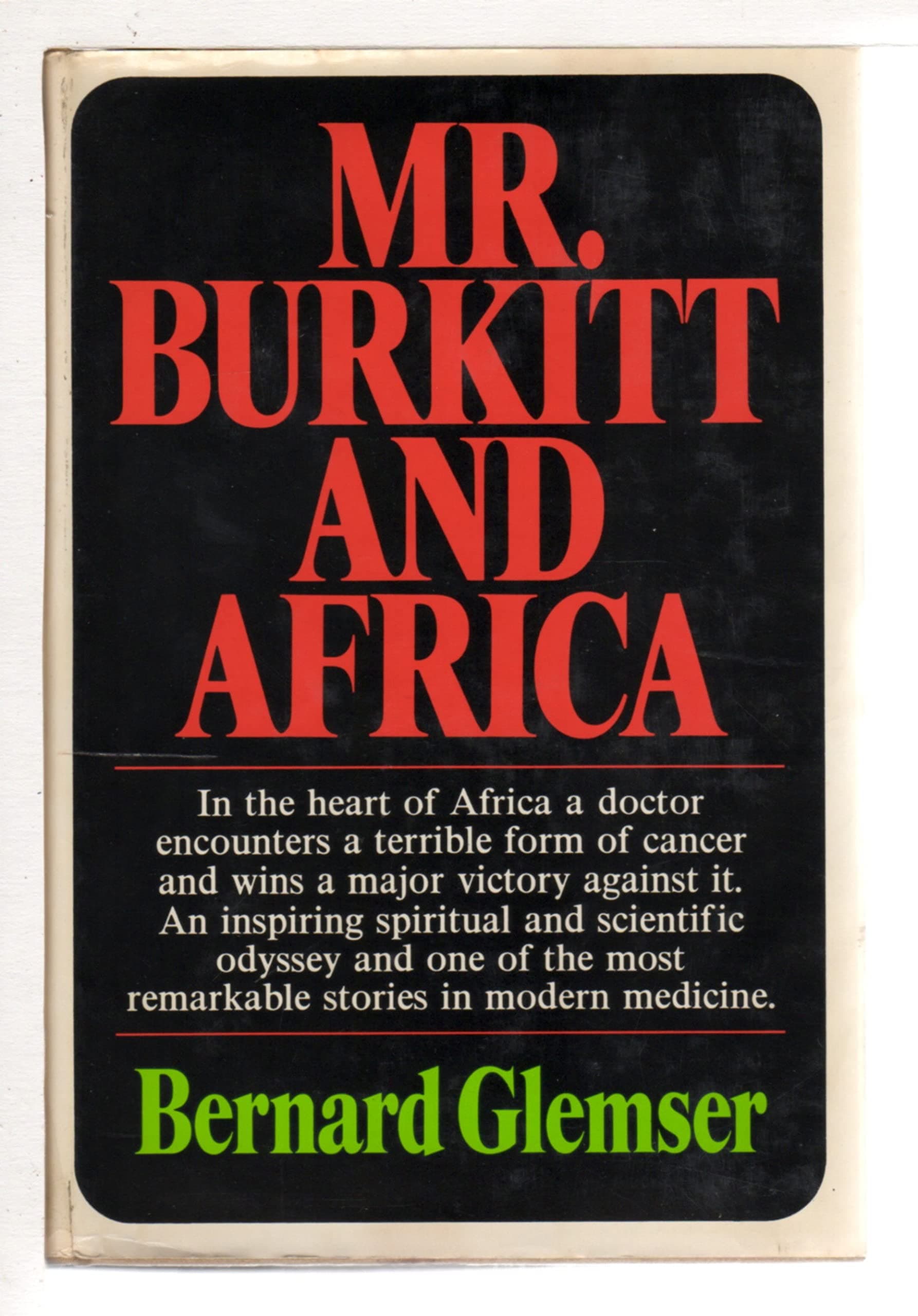 Mr. Burkitt and Africa by Glemser, Bernard