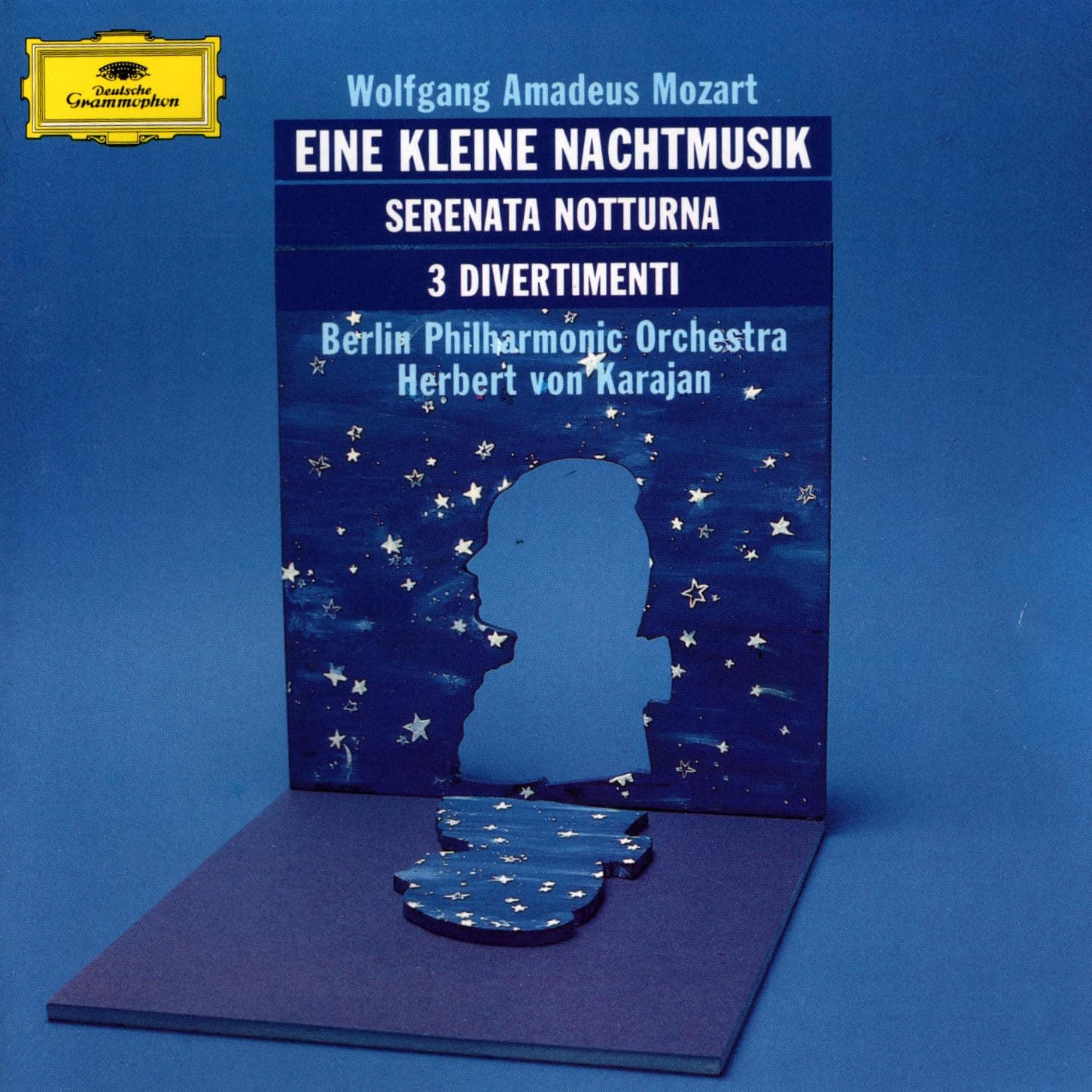 Mozart: Eine Kleine Nachtmusik; Serenata Notturna; 3 Divertimenti [Audio CD] Wolfgang Amadeus Mozart; Herbert von Karajan and Berlin Philharmonic Orchestra by null