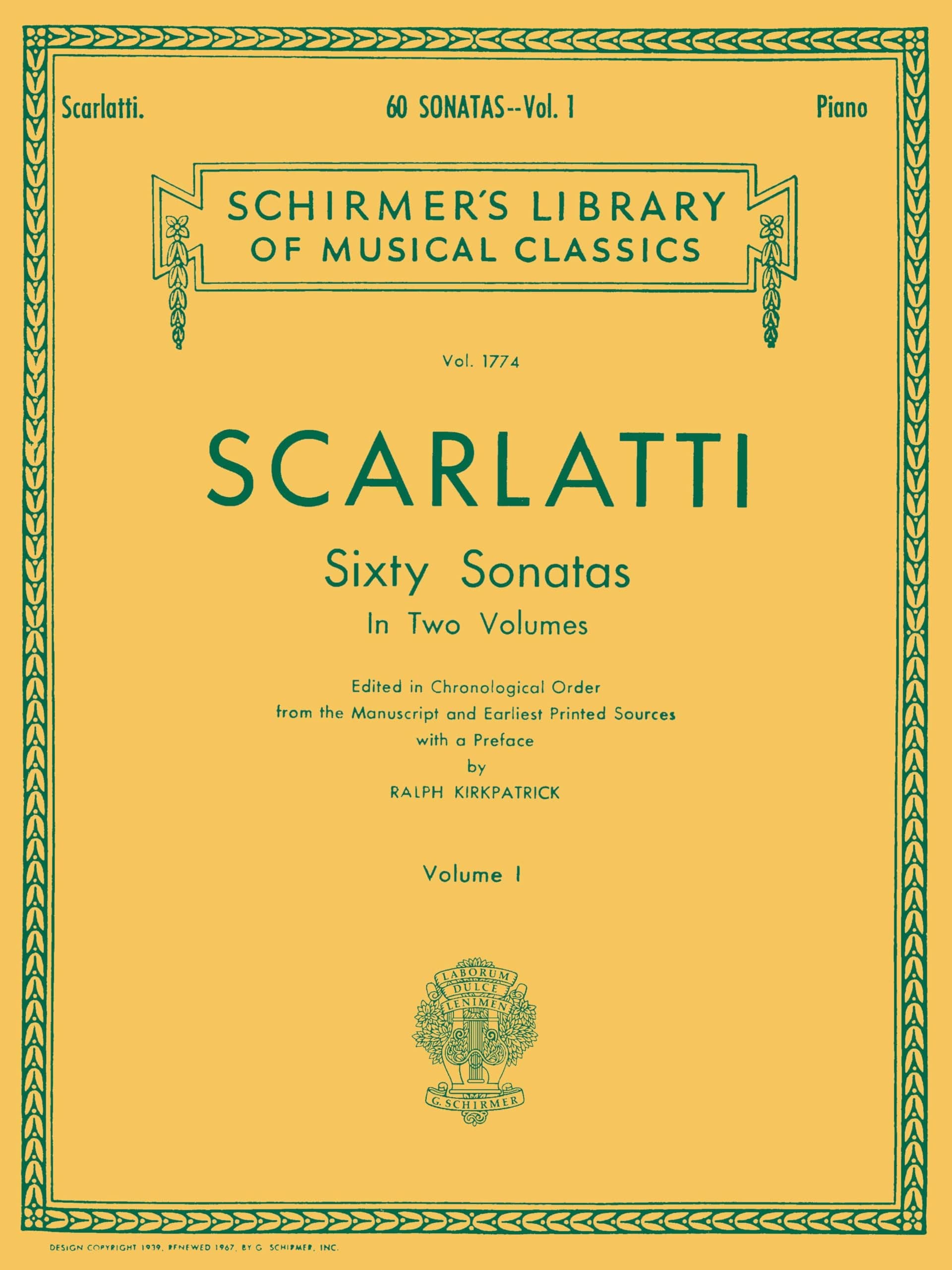 60 Sonatas - Volume 1: Schirmer Library of Classics Volume 1774 Piano Solo