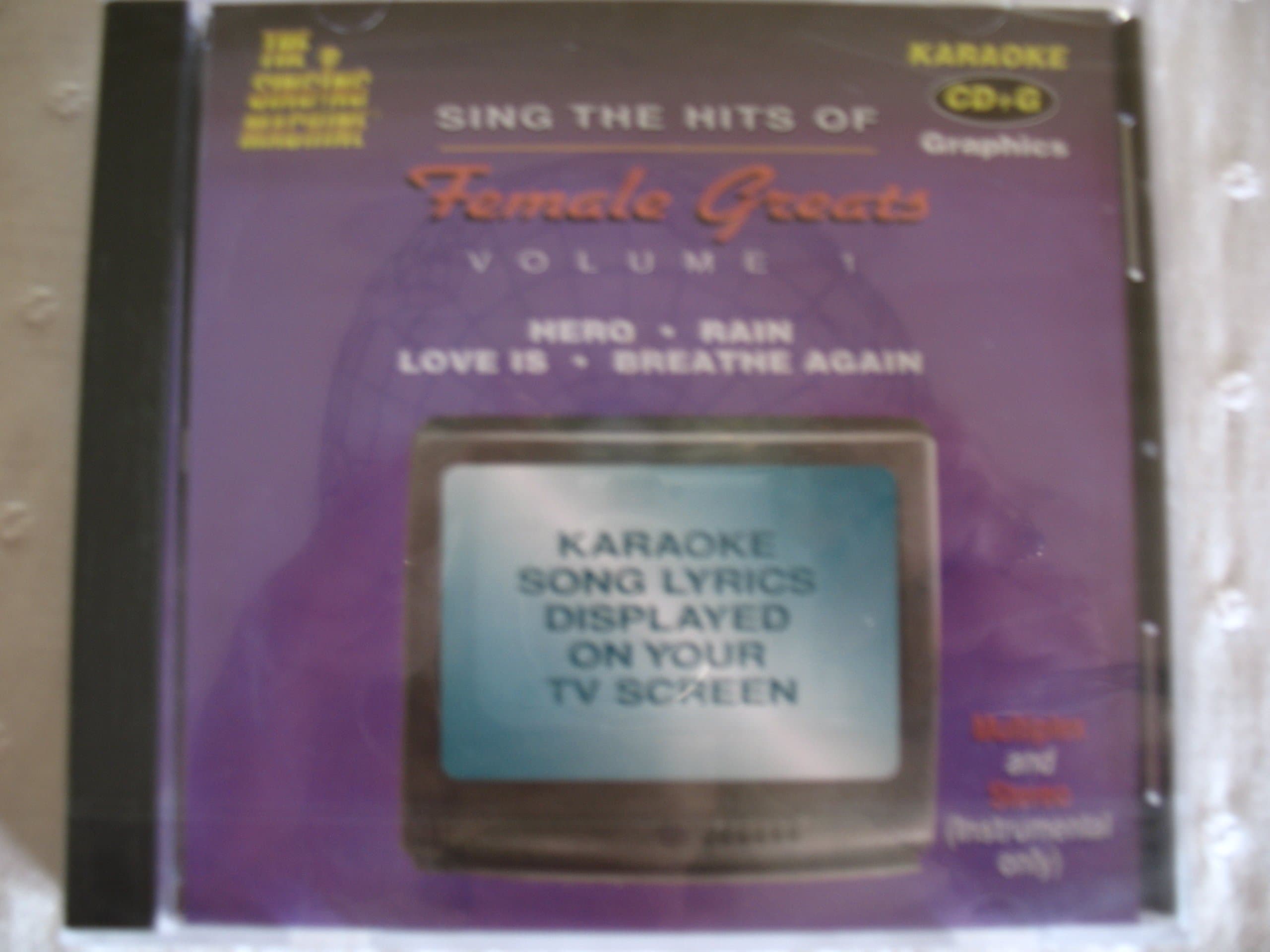 Karaoke: Female Greats 1 [Audio CD] Various Artists by null