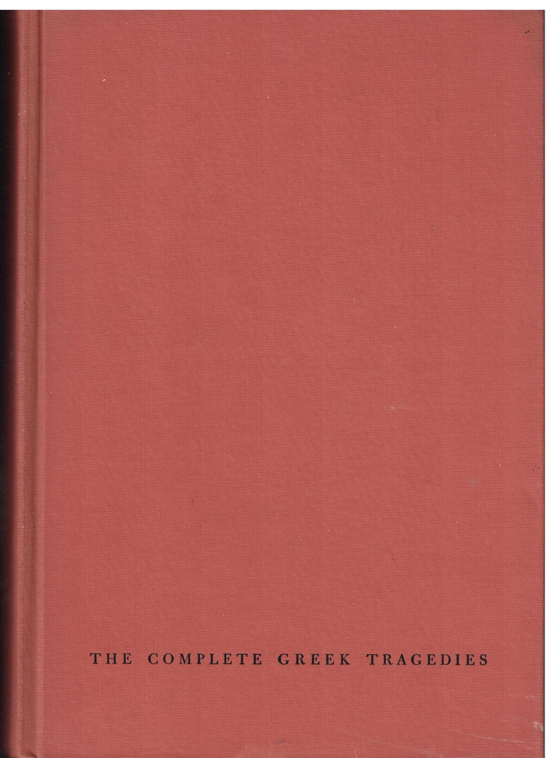 The Complete Greek Tragedies: Volume Three: Euripides [Hardcover] David Grene and Richmond Lattimore by null