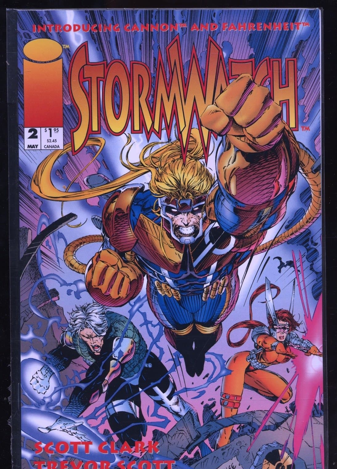 Stormwatch #2 May 1993 [Comic] Brandon Choi and Jim Lee and Scott Clark by null