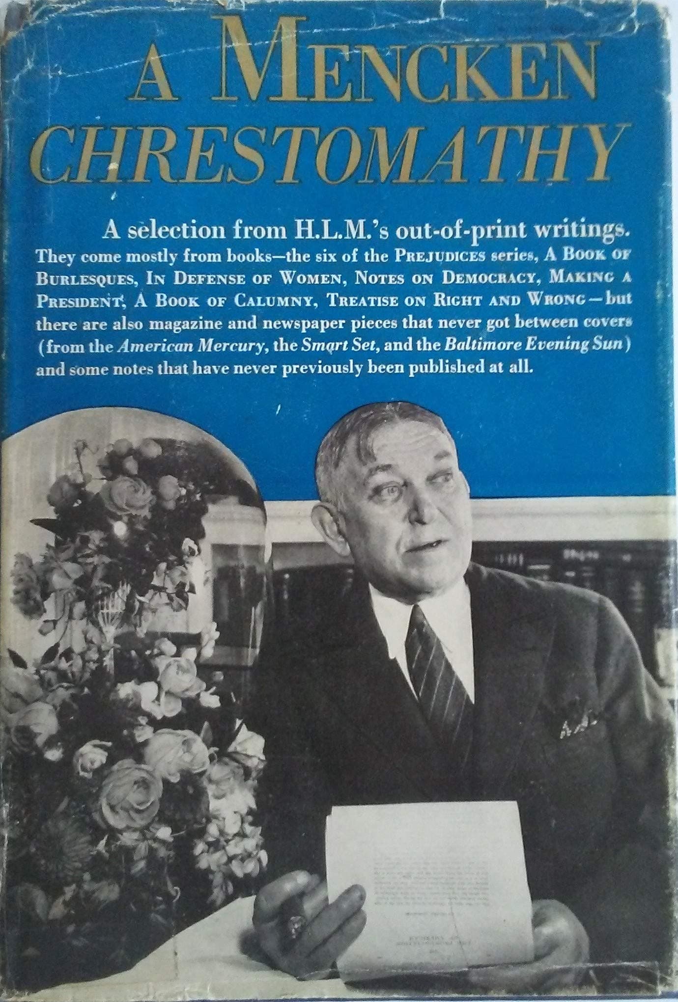 A Mencken Chrestomathy [Hardcover] mencken, h by null