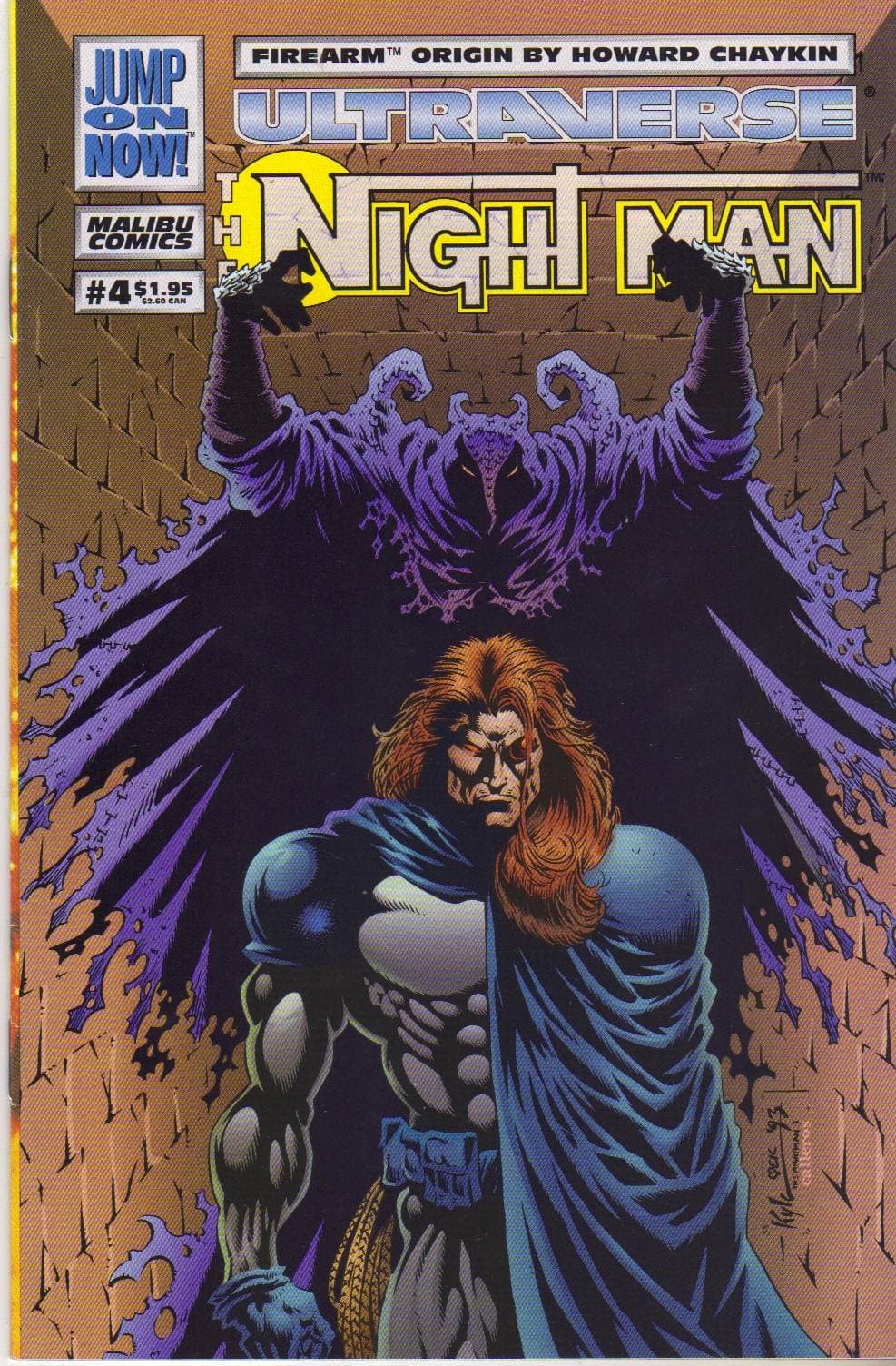 Night Man, The #4 [Comic] Howard Chaykin Origin of Firearm Ultraverse by null