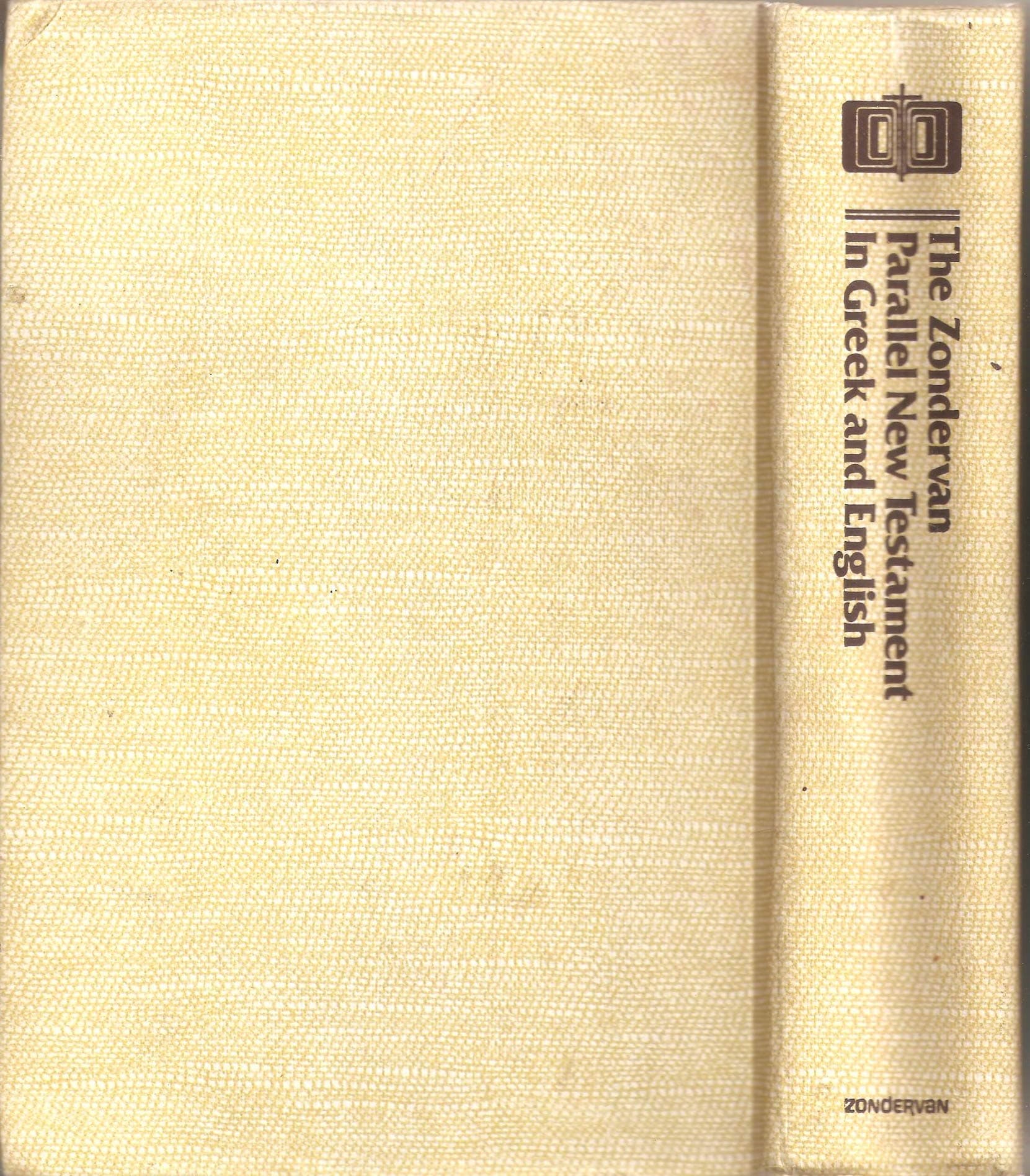 The Zondervan Parallel New Testament in Greek and English (The Interlinear Greek-English New Testament, The New International Version, The King James Version) [Hardcover] Eberhard Nestle and J. B. Phillips Alfred Marshall by null