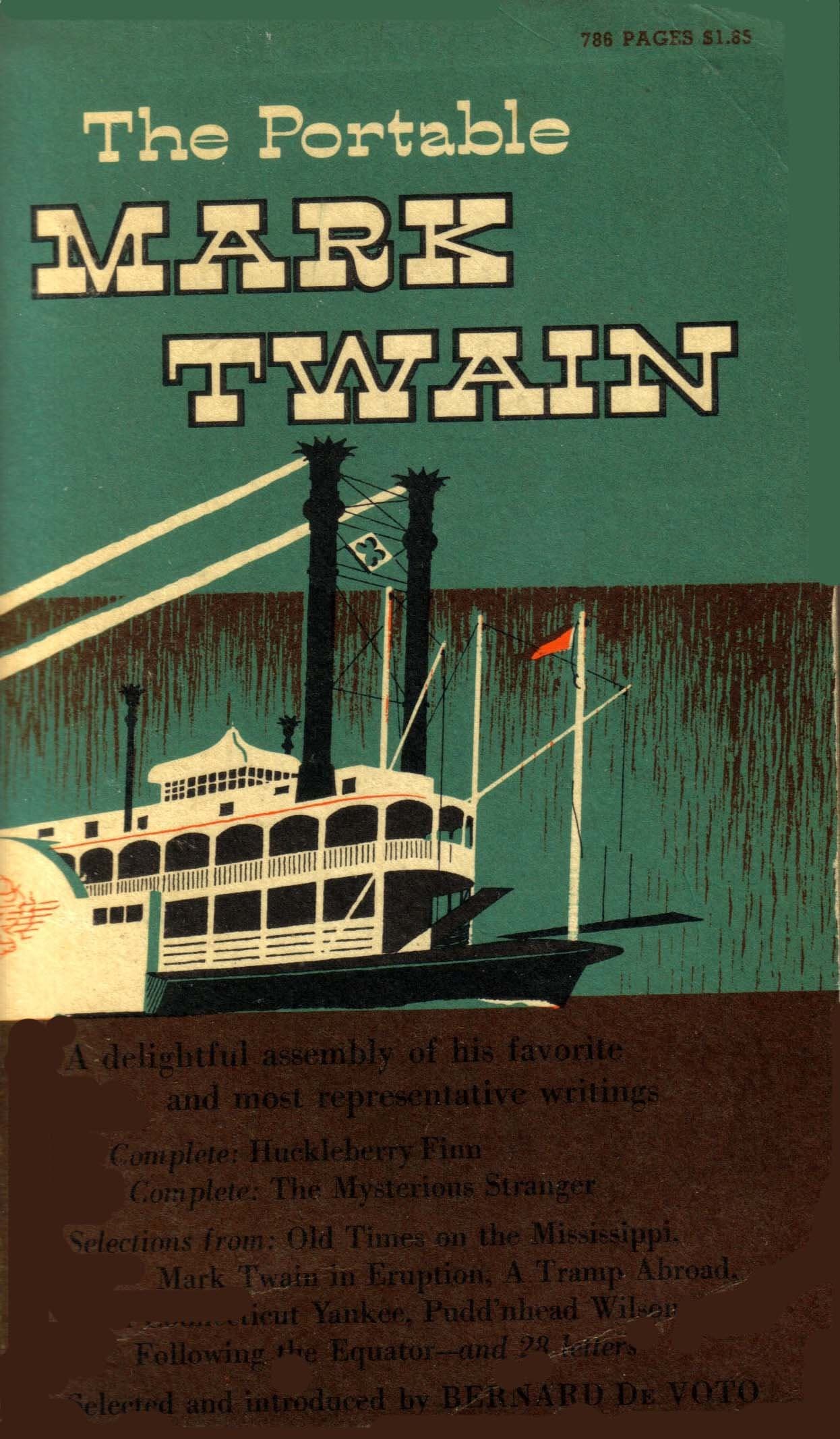 The Portable Mark Twain [Mass Market Paperback] Bernard DeVoto by null