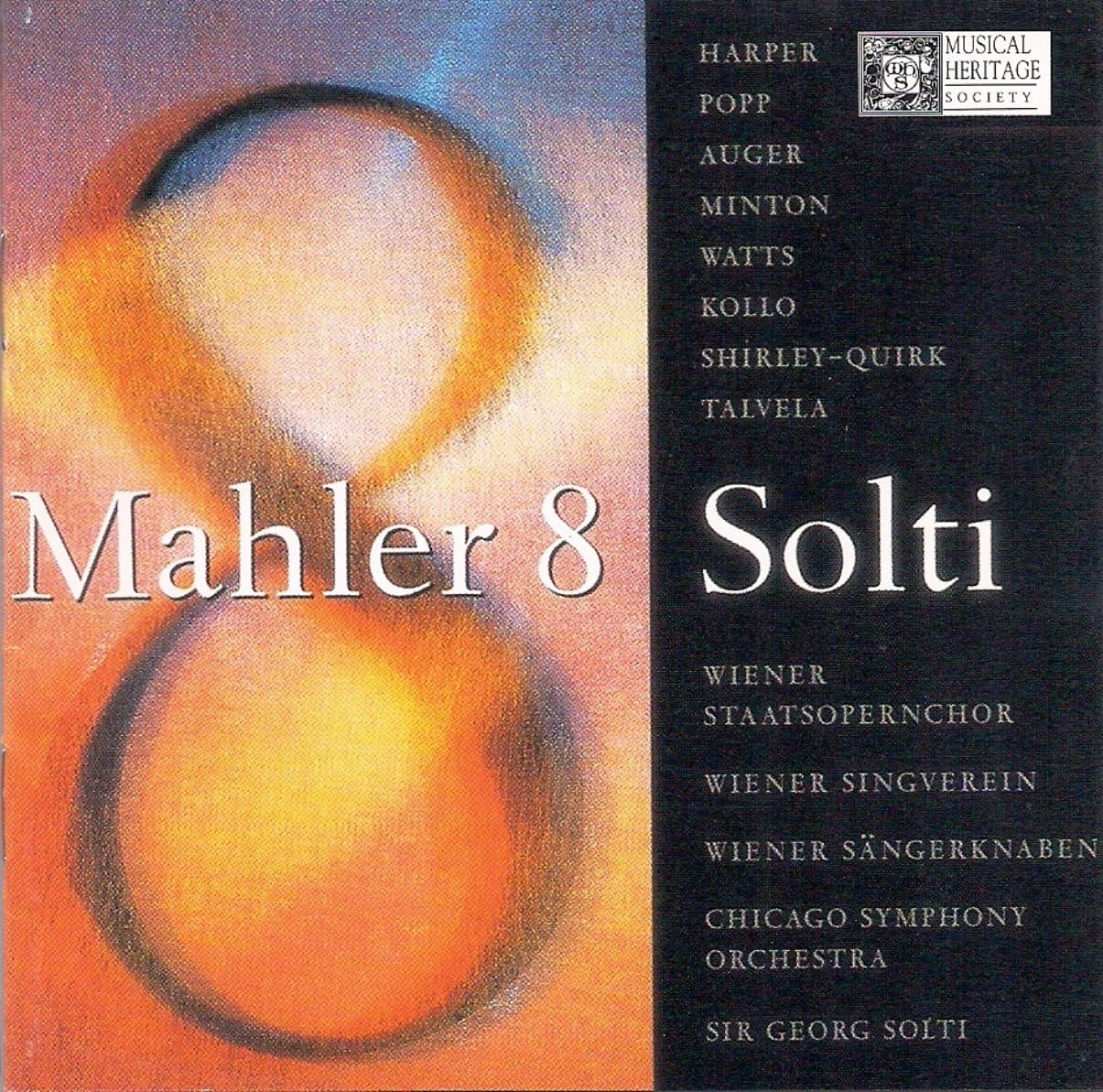 Mahler: Symphony No. 8 [Audio CD] Gustav Mahler; Georg Solit; Chicago Symphony Orchestra; Vienna Boys' Choir and Vienna State Opera Chorus by null