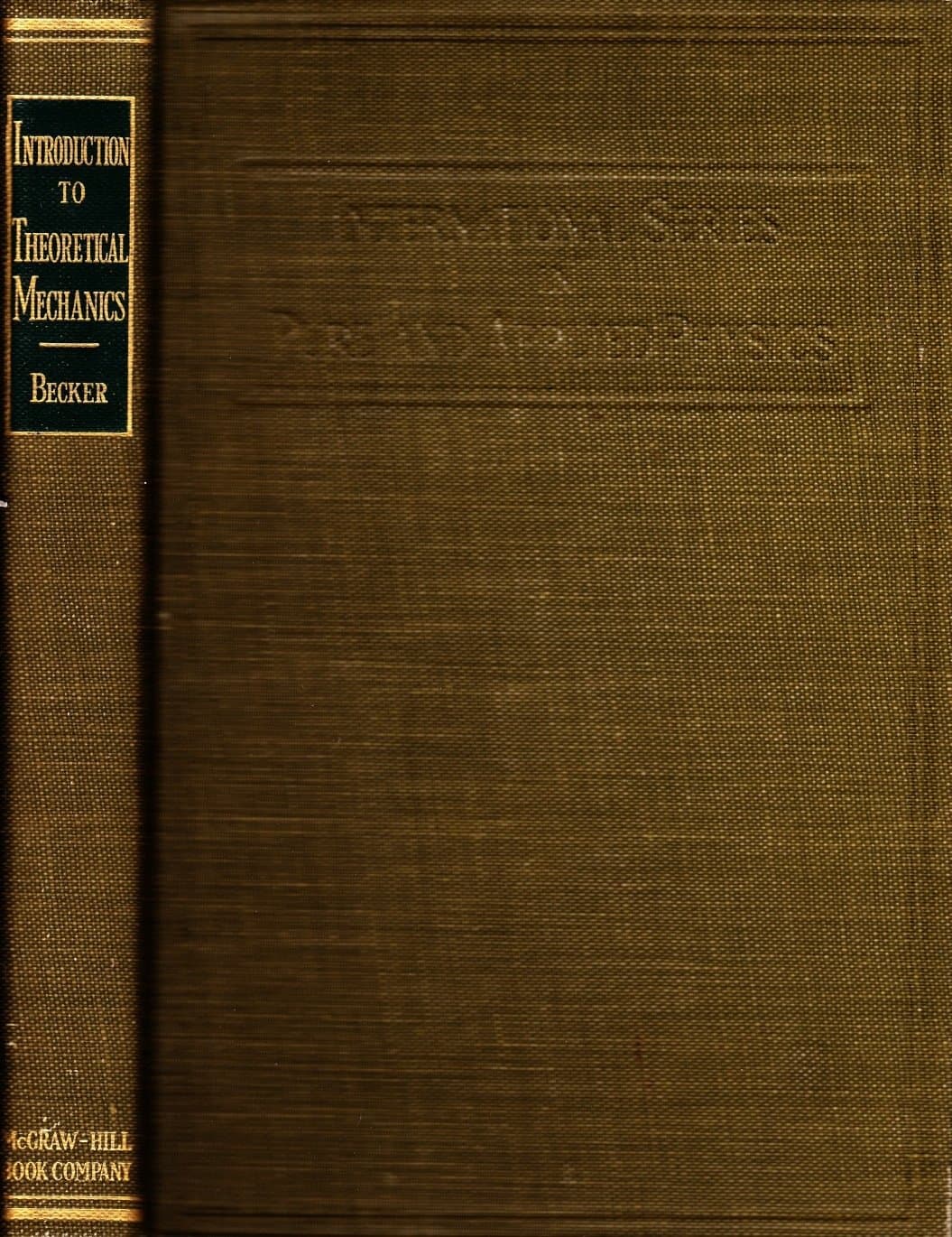 Introduction to Theoretical Mechanics [Hardcover] Becker, Robert A. by null
