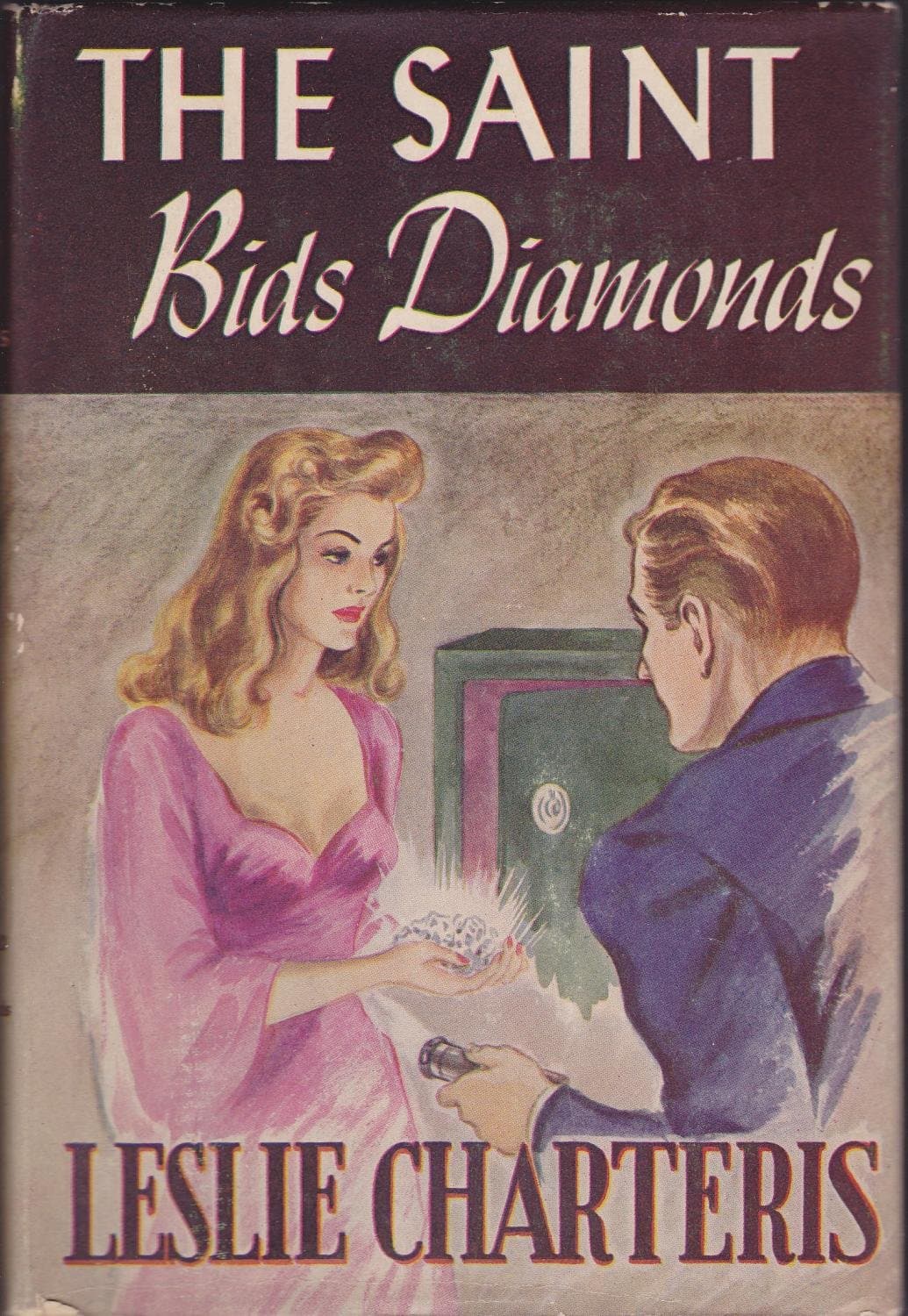 The Saint Bids Diamonds Charteris, Leslie by null