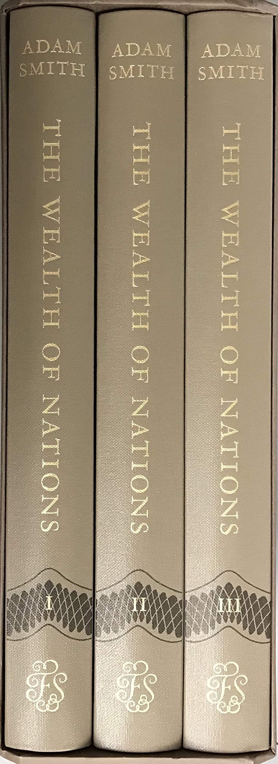 The Wealth of Nations (3 Volume Set) (In Slipcase) [Unknown Binding] Adam Smith by null