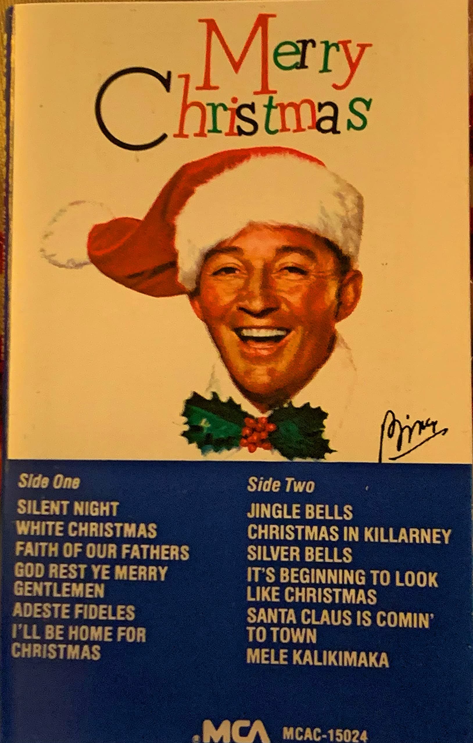 Merry Christmas by Bing Crosby [Audio Cassette] by null