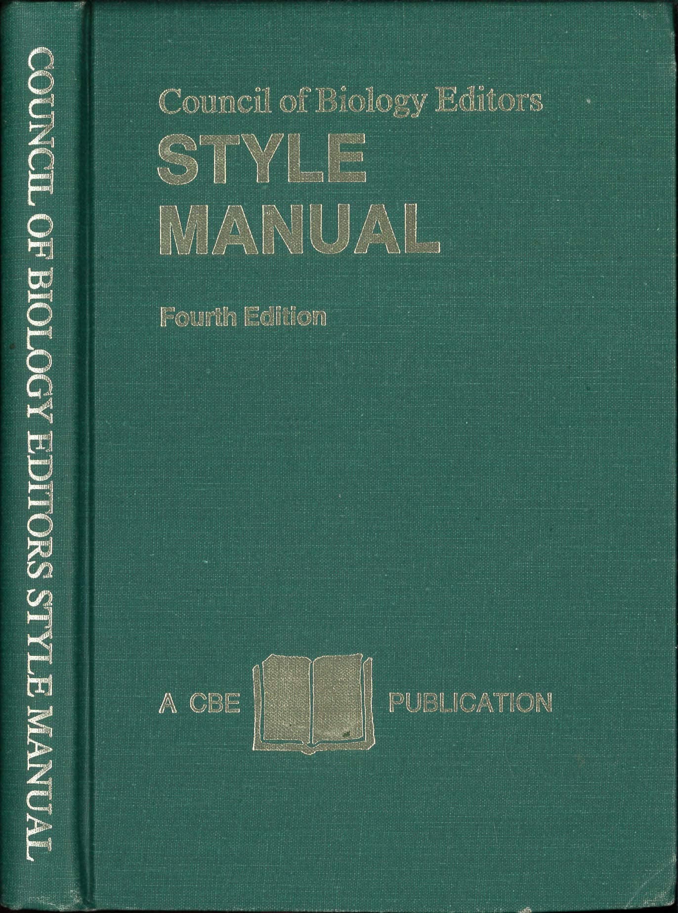 council of Biology editors style Manual Fourth Edition [Hardcover] Cbe Style Manual Committee by null