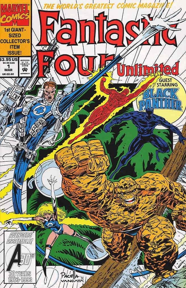Fantastic Four Unlimited Issue 1 March 1993 Echoes by Roy Thomas [Comic] Roy Thomas by null