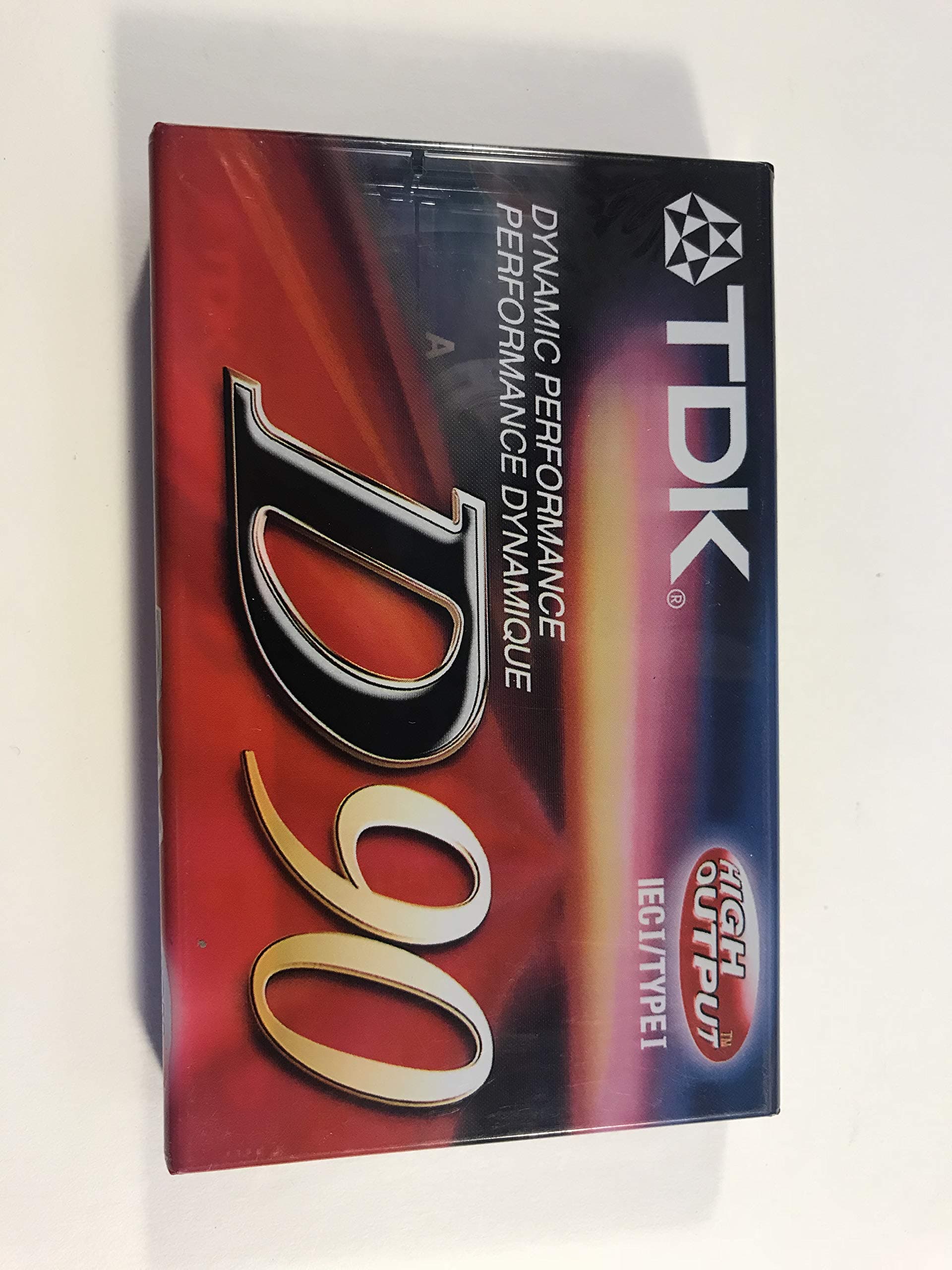 TDK Standard Size Audio Cassette Cassette,D90 Audio A00808-20 (Pack of 1) by null