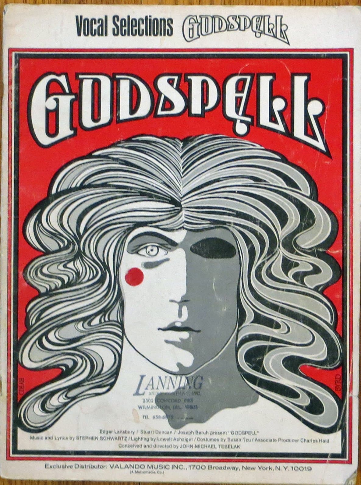Godspell. < Vocal selections. > Music and lyrics by S. Schwartz [Paperback] Stephen Schwartz by null